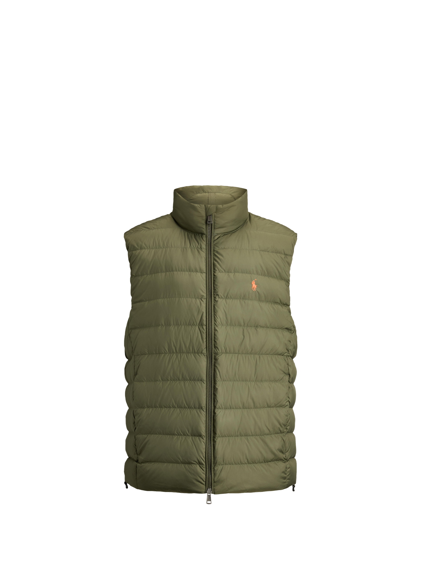 Blouson droit col montant sans manches matelassé POLO RALPH LAUREN Vert