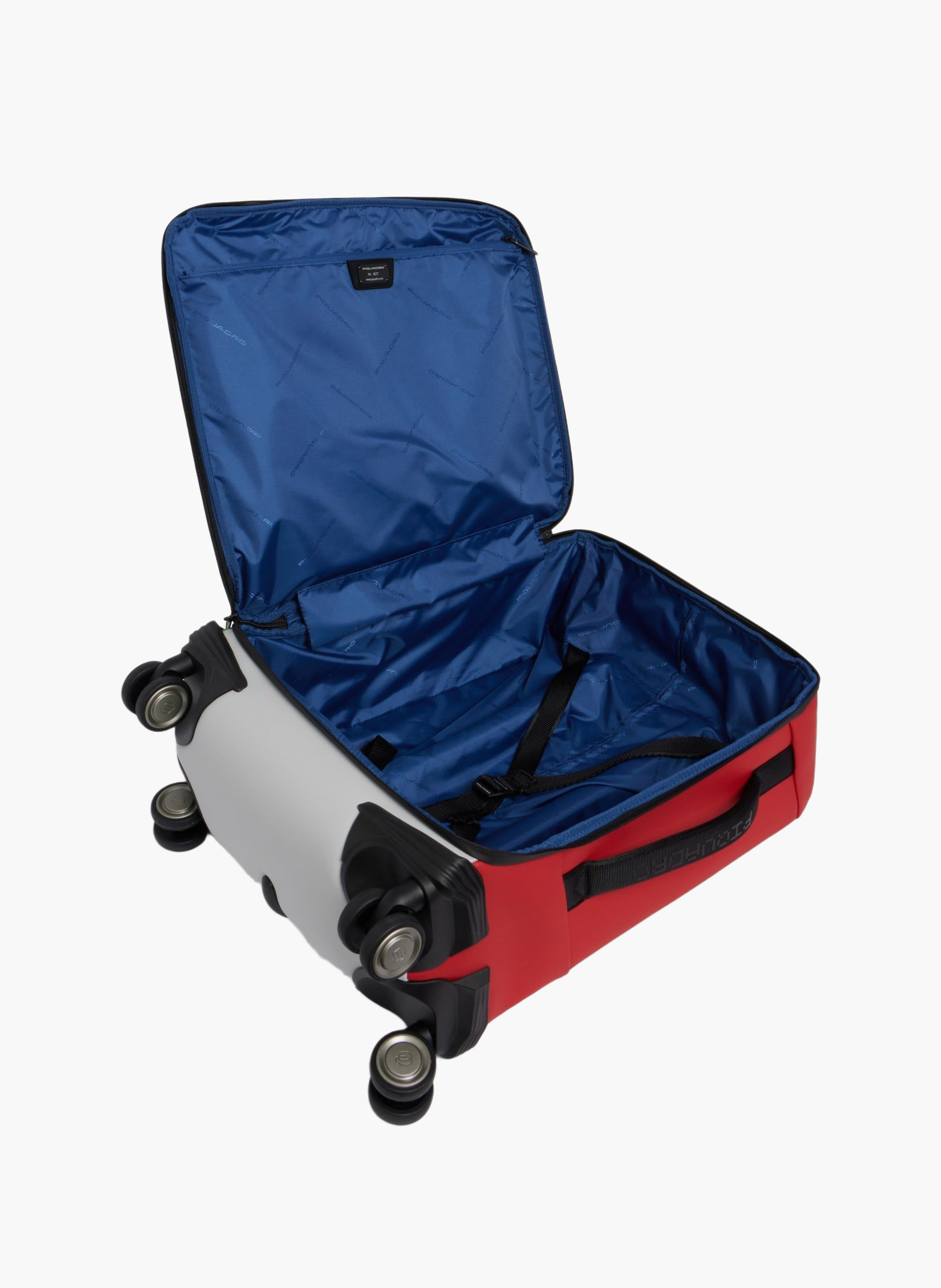 Valise cabine mince à 4 roues "piquadro x fisi" PIQUADRO Blanc