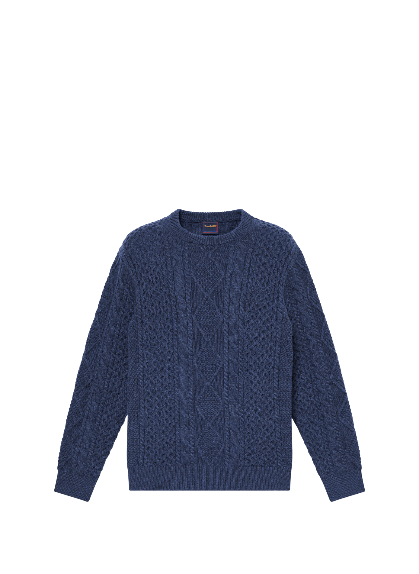 Pull droit en coton mélangé TIMBERLAND Bleu