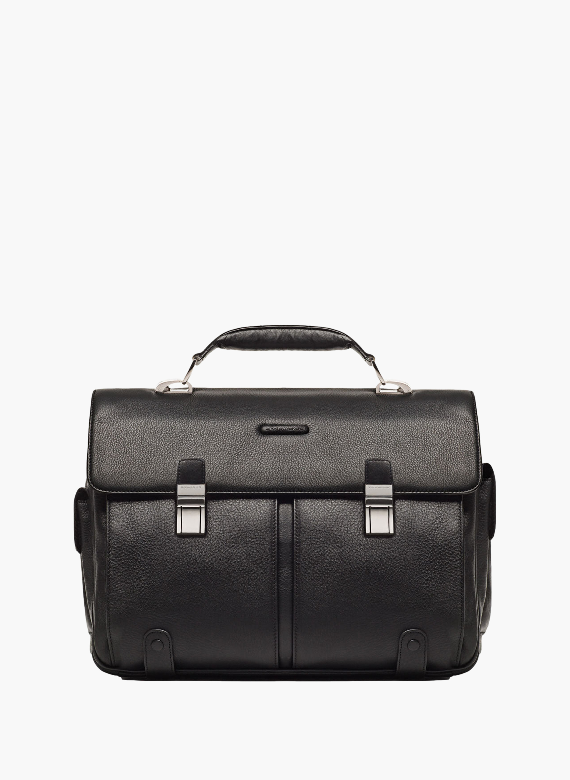 15,6" laptoptas, aanpasbaar tot rugzak PIQUADRO Zwart