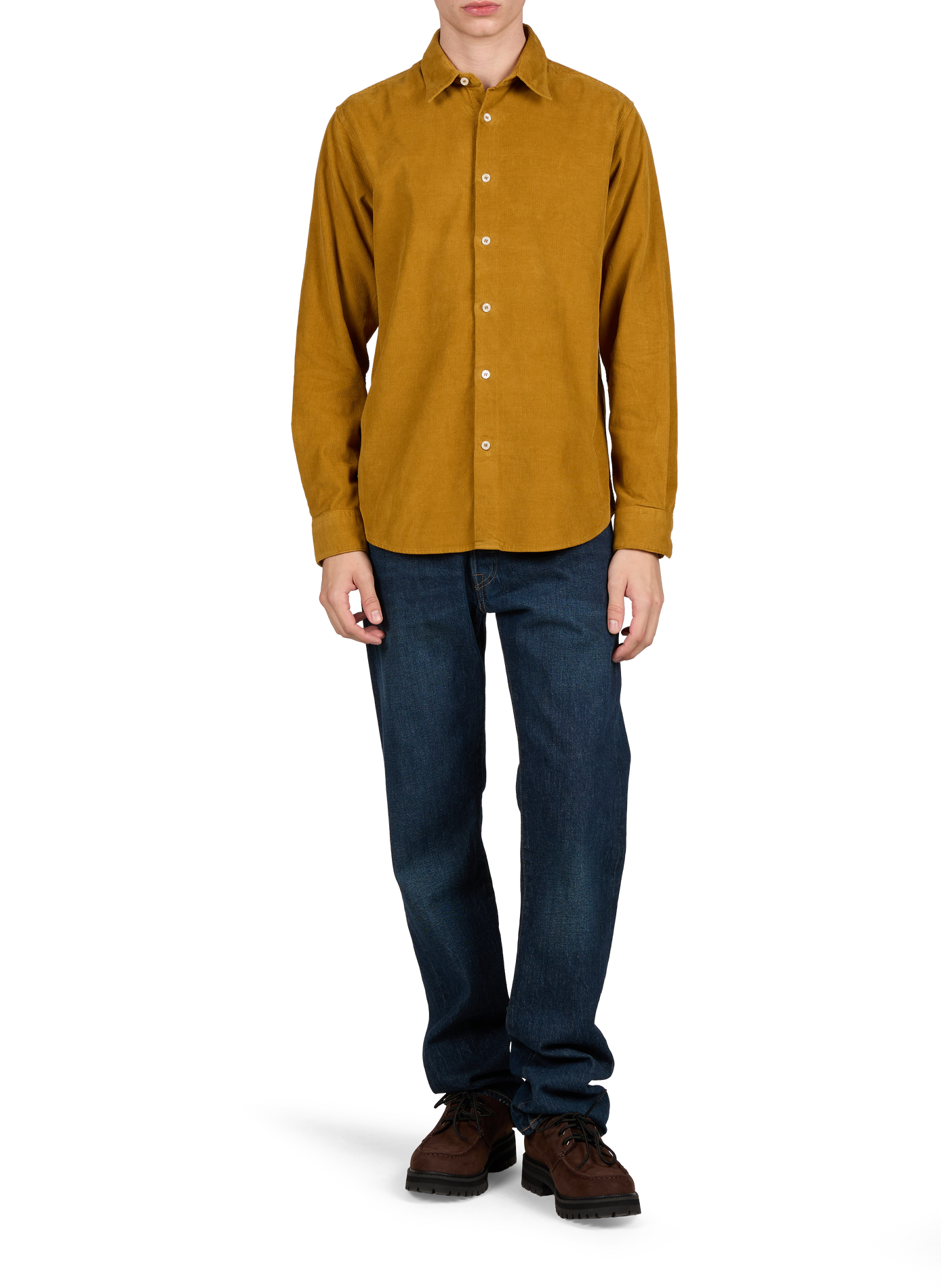 Straight corduroy shirt LAFAURIE Yellow