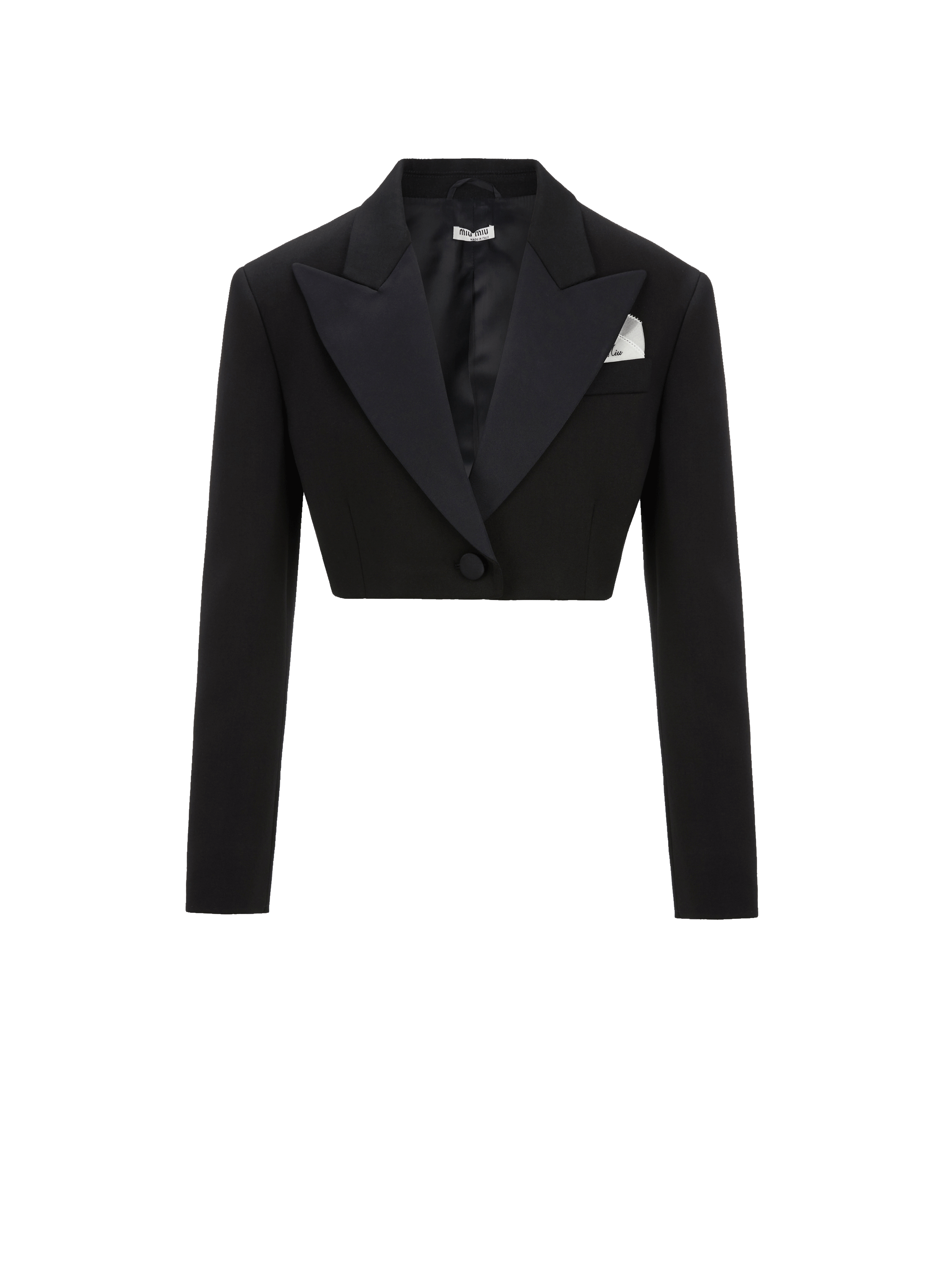 Blazer à coupe crop