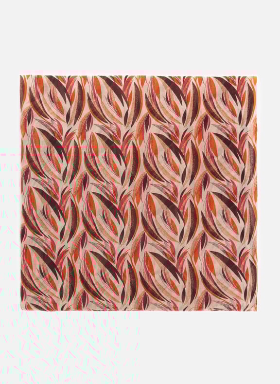 Foulard imprimé en coton Orange by SAISON 1865 SAISON 1865 Foulard imprimé en coton Orange