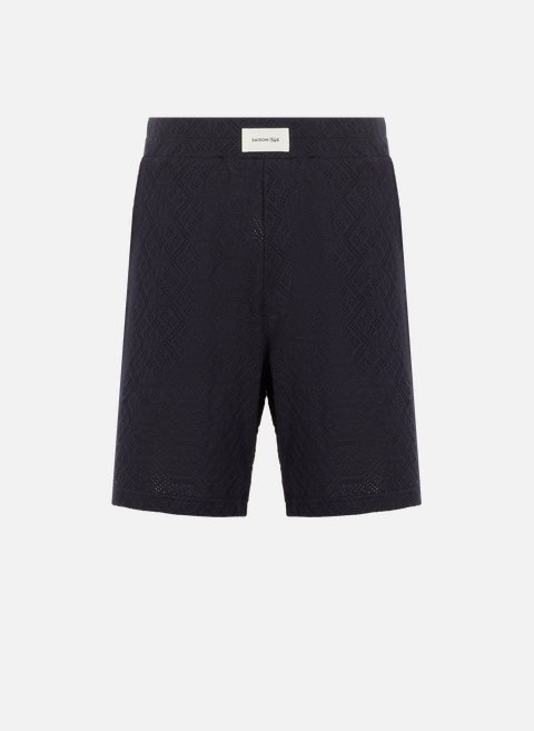 Blue cotton shorts SEASON 1865 