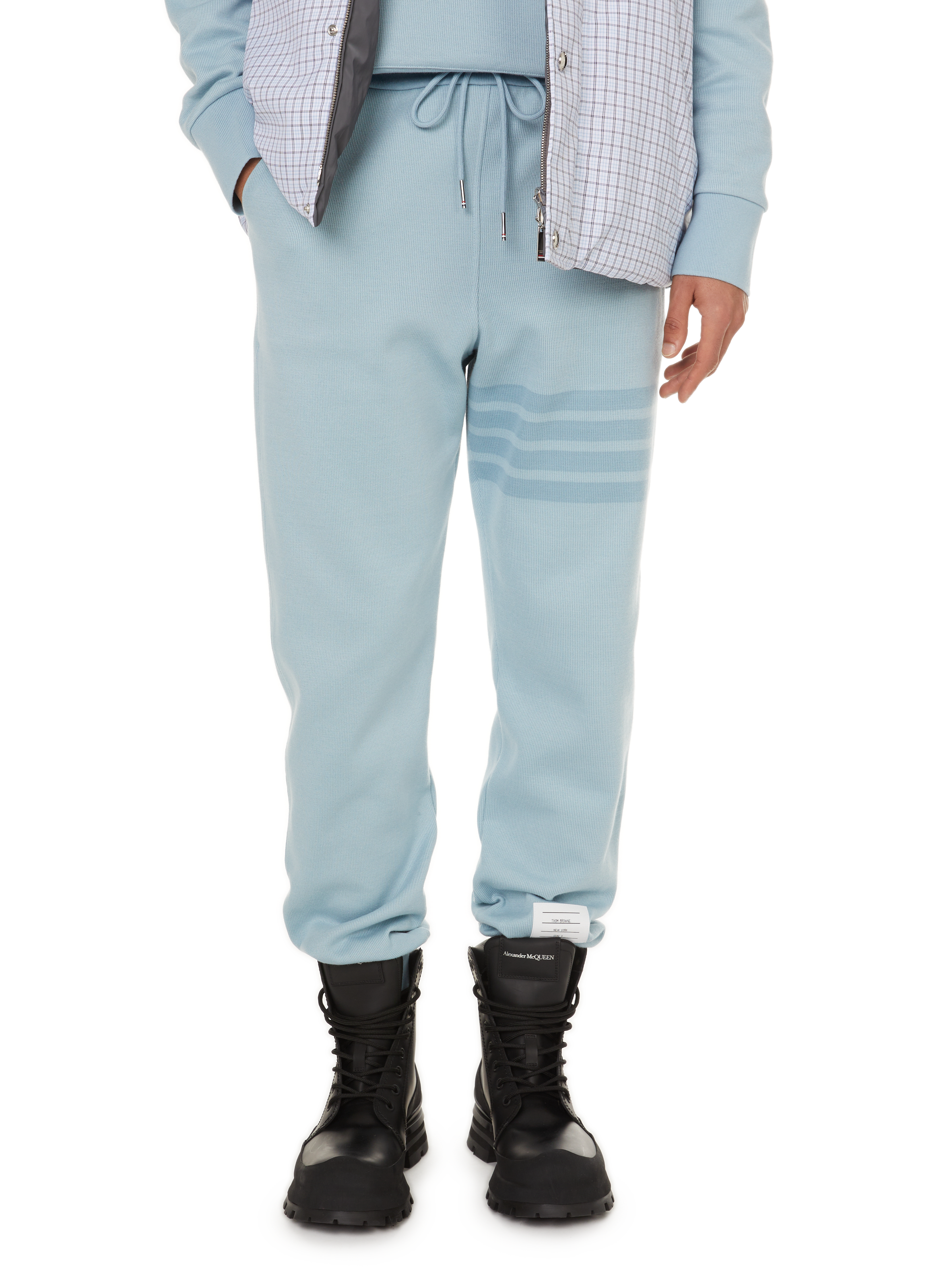 THOM BROWNE Pantalon de jogging en coton  Bleu