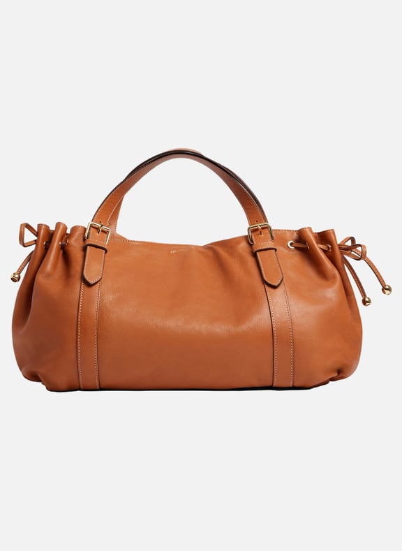 Sac à main en cuir - le 24h Marron by GERARD DAREL GERARD DAREL Sac à main en cuir - le 24h Marron