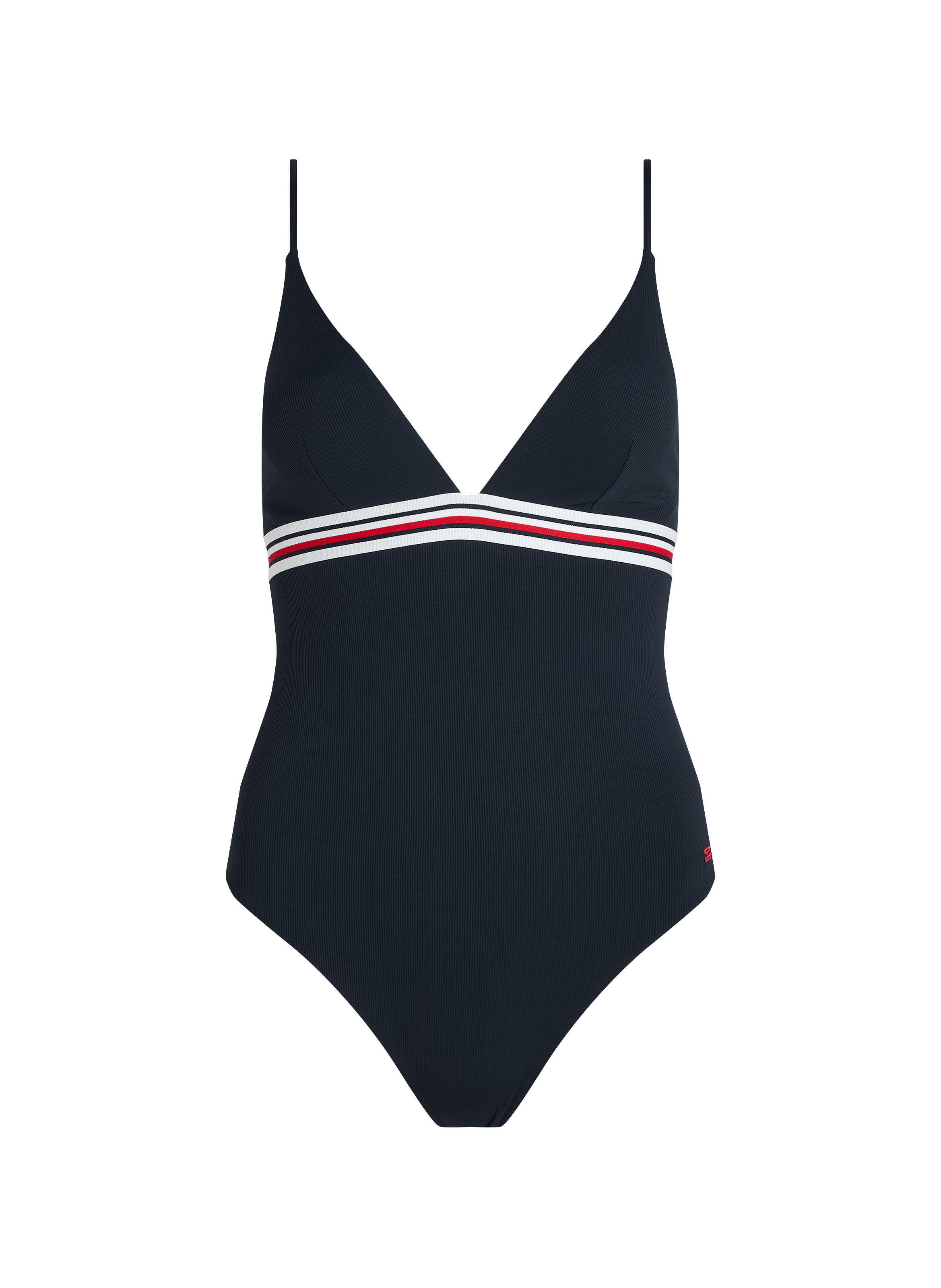 Maillot de bain Global Stripe décolleté TOMMY HILFIGER Bleu