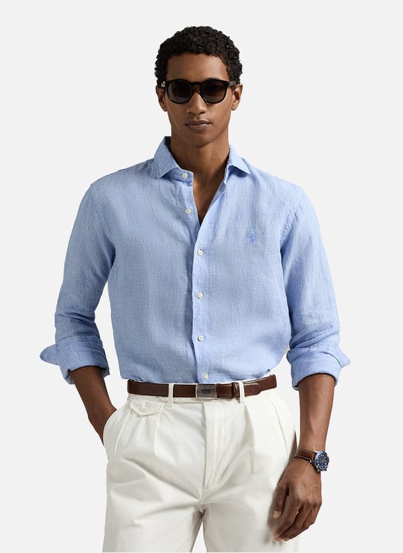 Linen shirt White by POLO RALPH LAUREN POLO RALPH LAUREN Linen shirt White