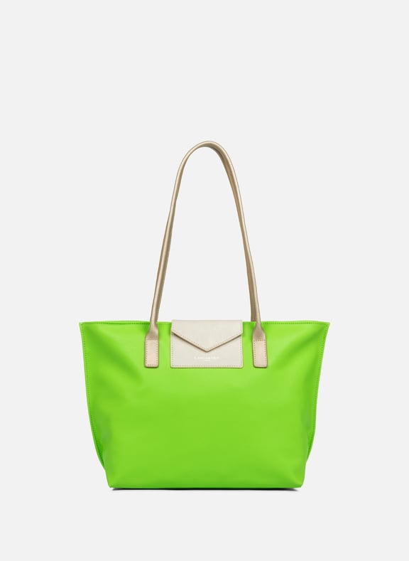 M tote bag - Maya KBA Green by LANCASTER LANCASTER M tote bag - Maya KBA Green