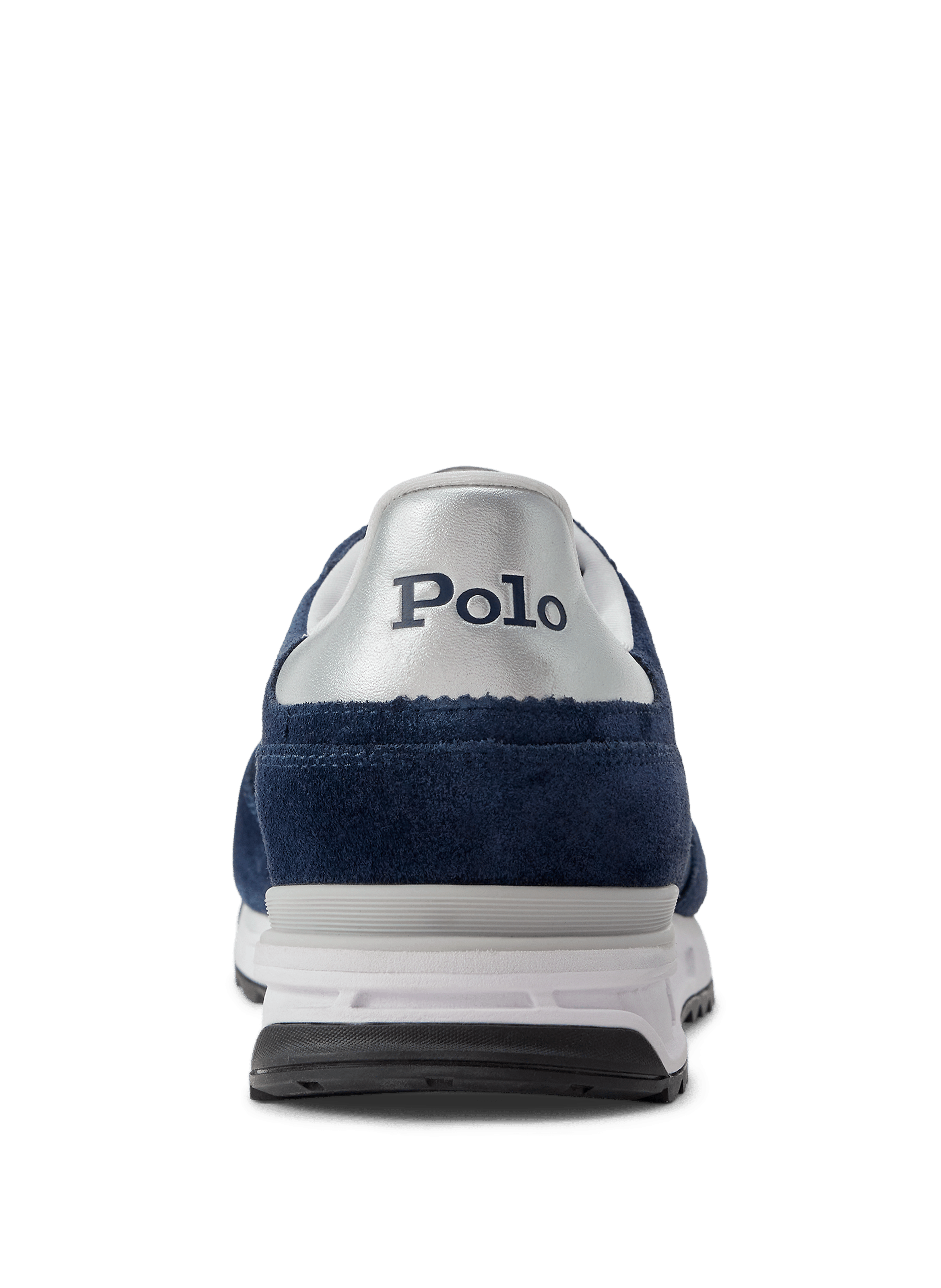 Mixed leather bi-material sneakers POLO RALPH LAUREN Blue