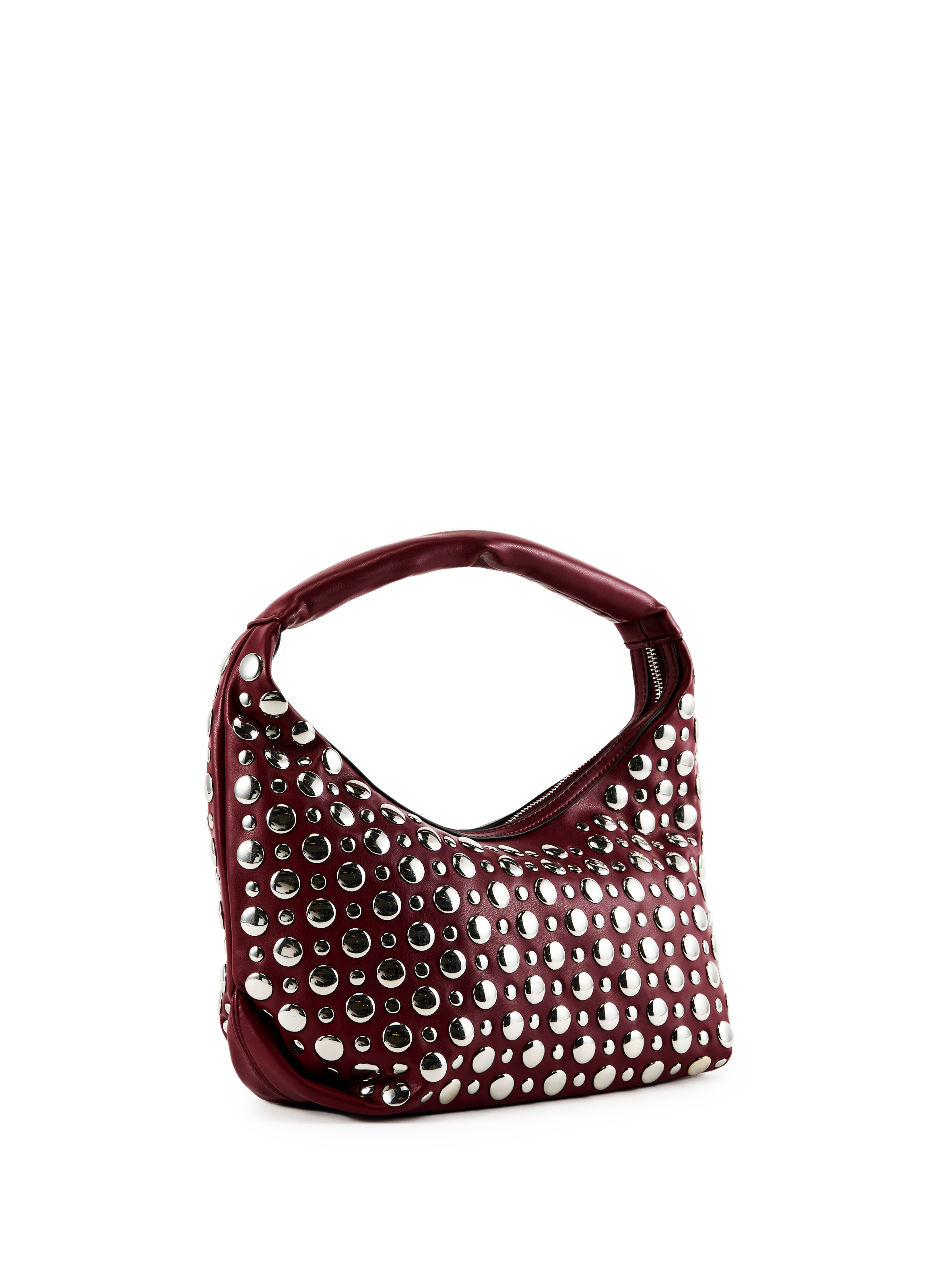 Zippered shoulder bag TOPSHOP Red