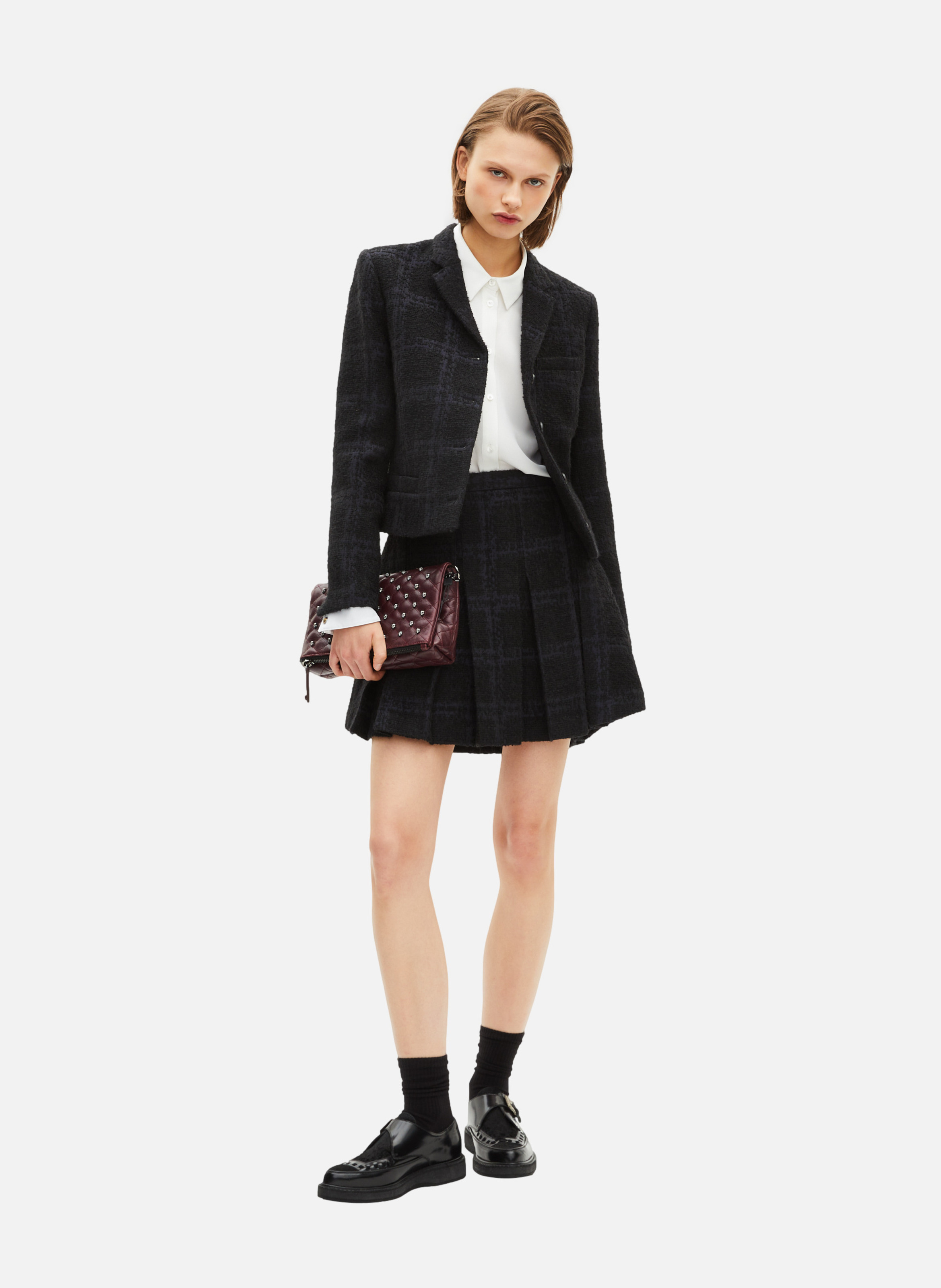 Veste tailleur courte THE KOOPLES Bleu