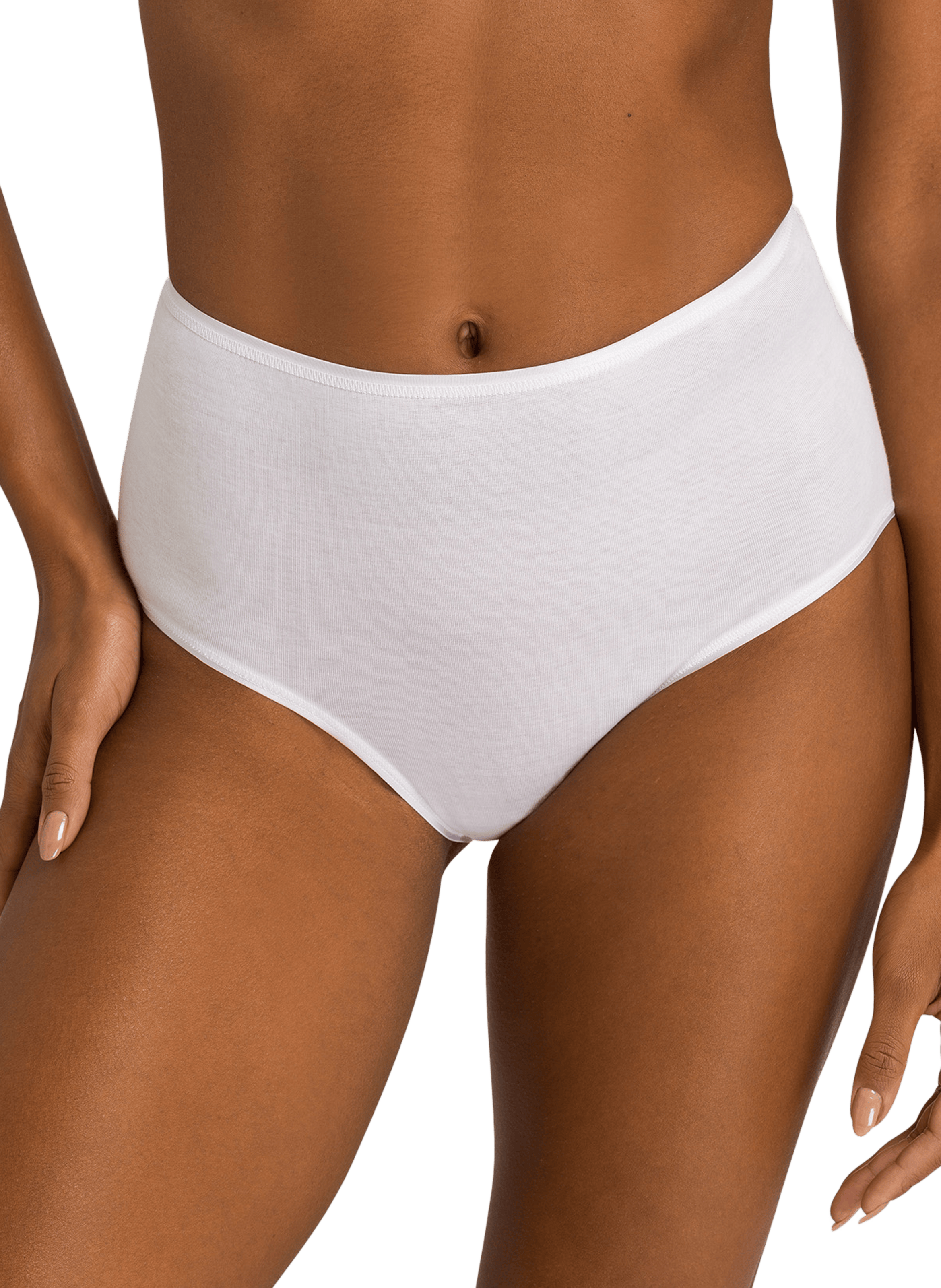 High-waisted briefs HANRO White