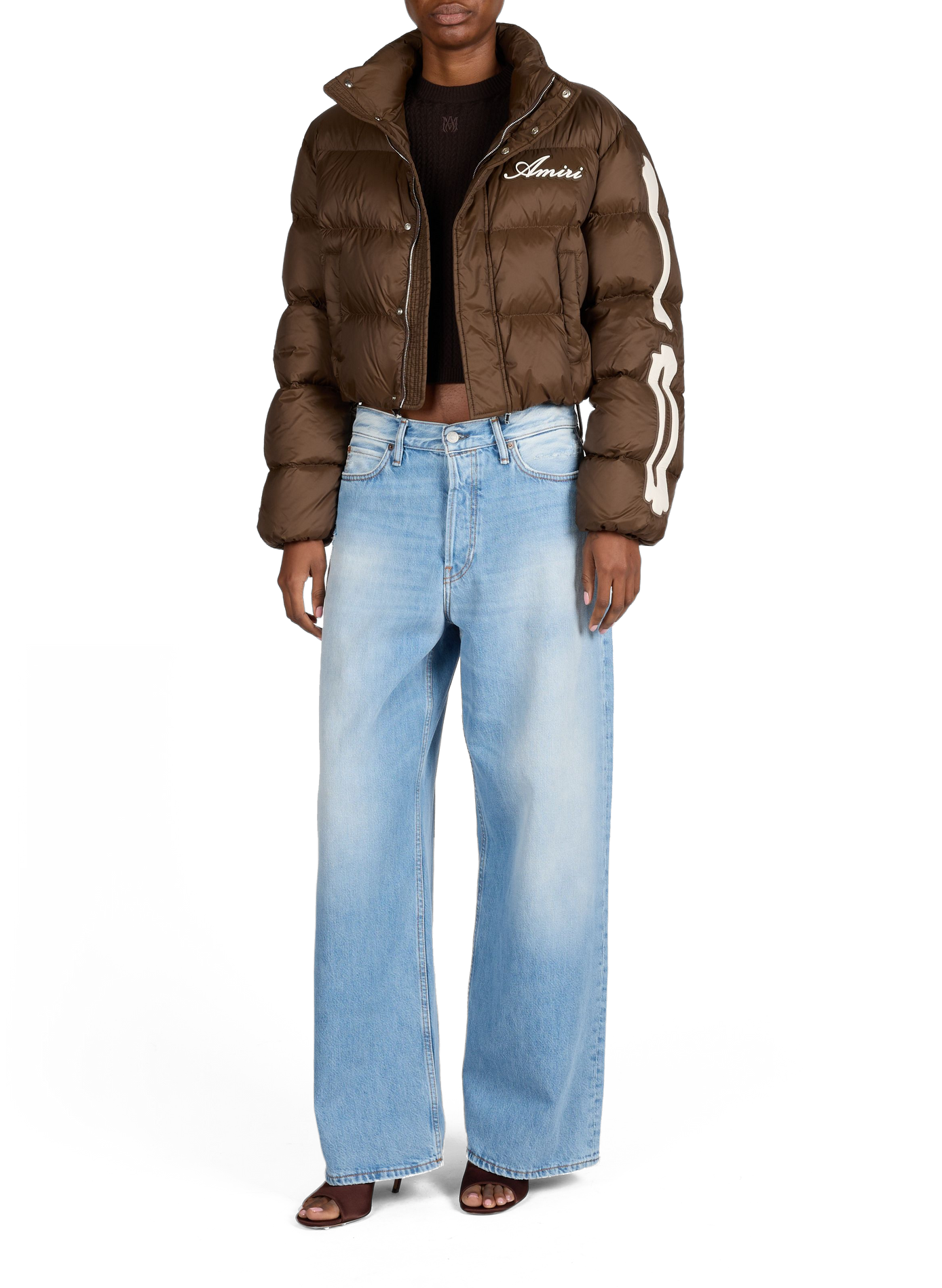 Quilted jacket with high collar AMIRI Multicolour