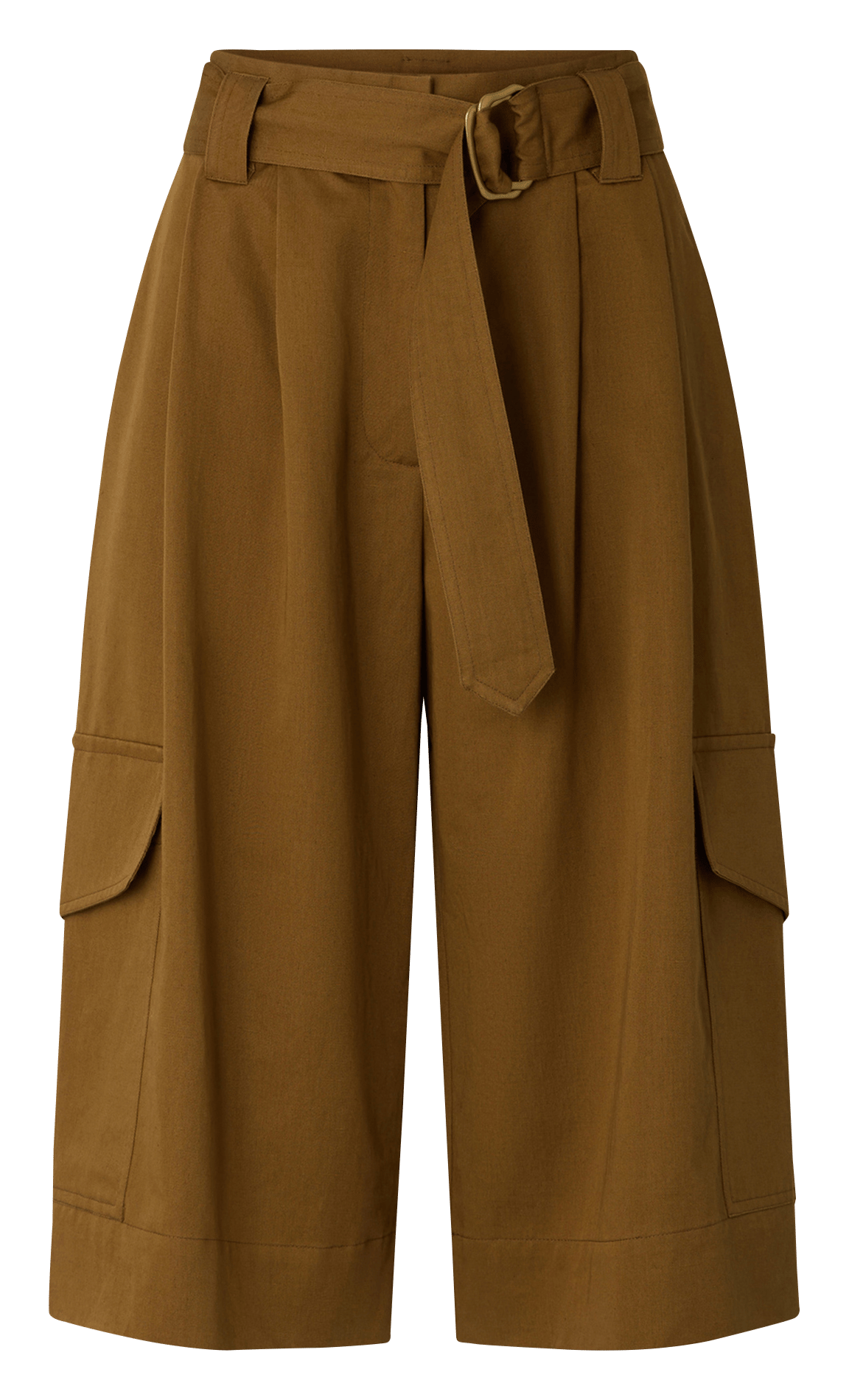 Bermuda large en coton mélangé marco SESSUN Marron