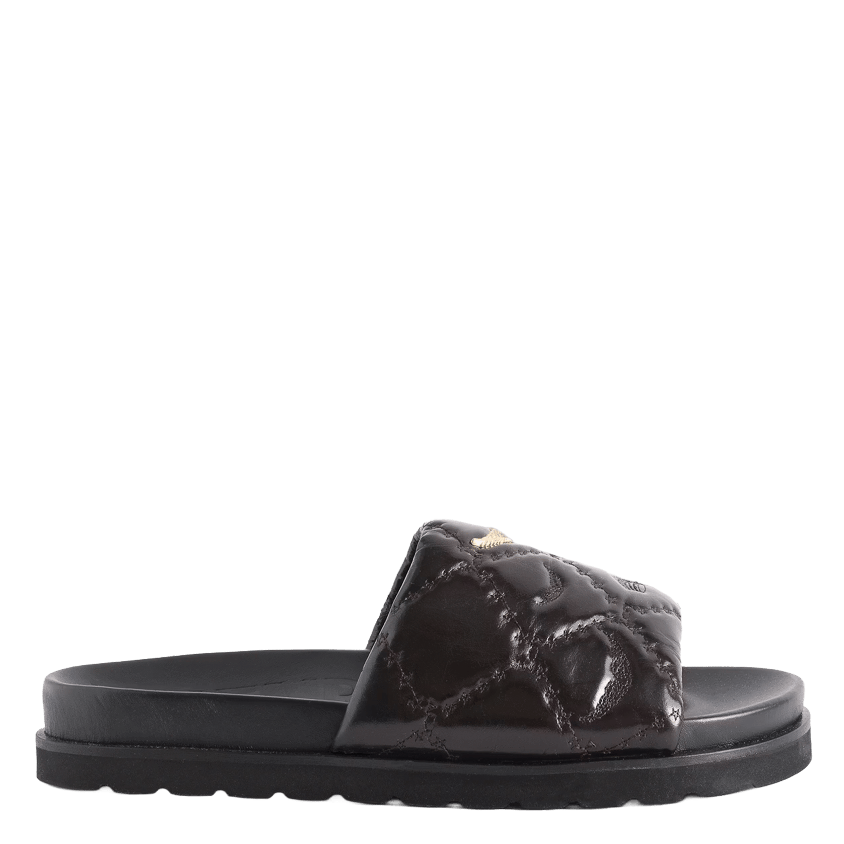 Mules en cuir teddy ZADIG&VOLTAIRE Marron