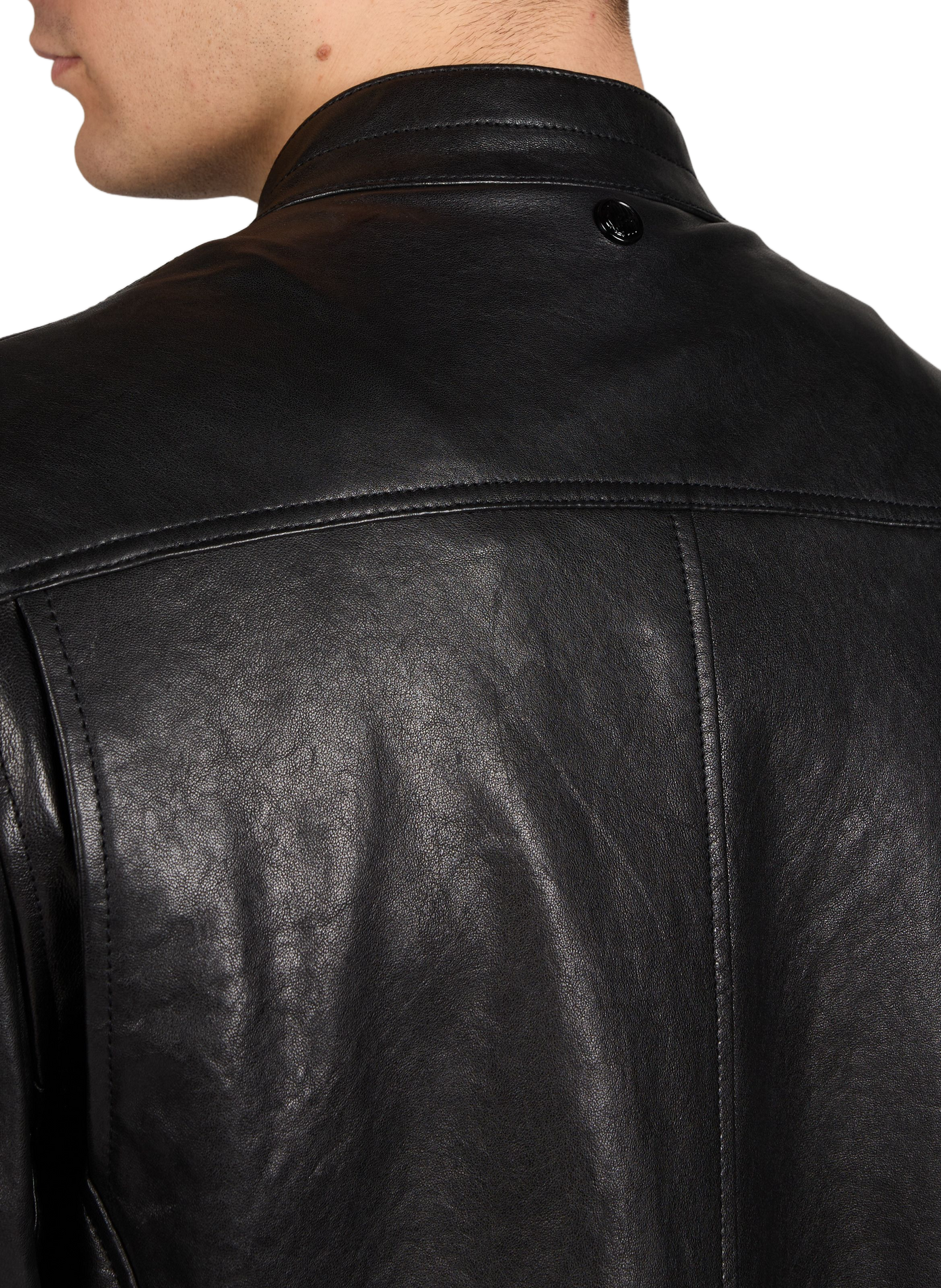 Blouson col boutonné en coton REPLAY Noir