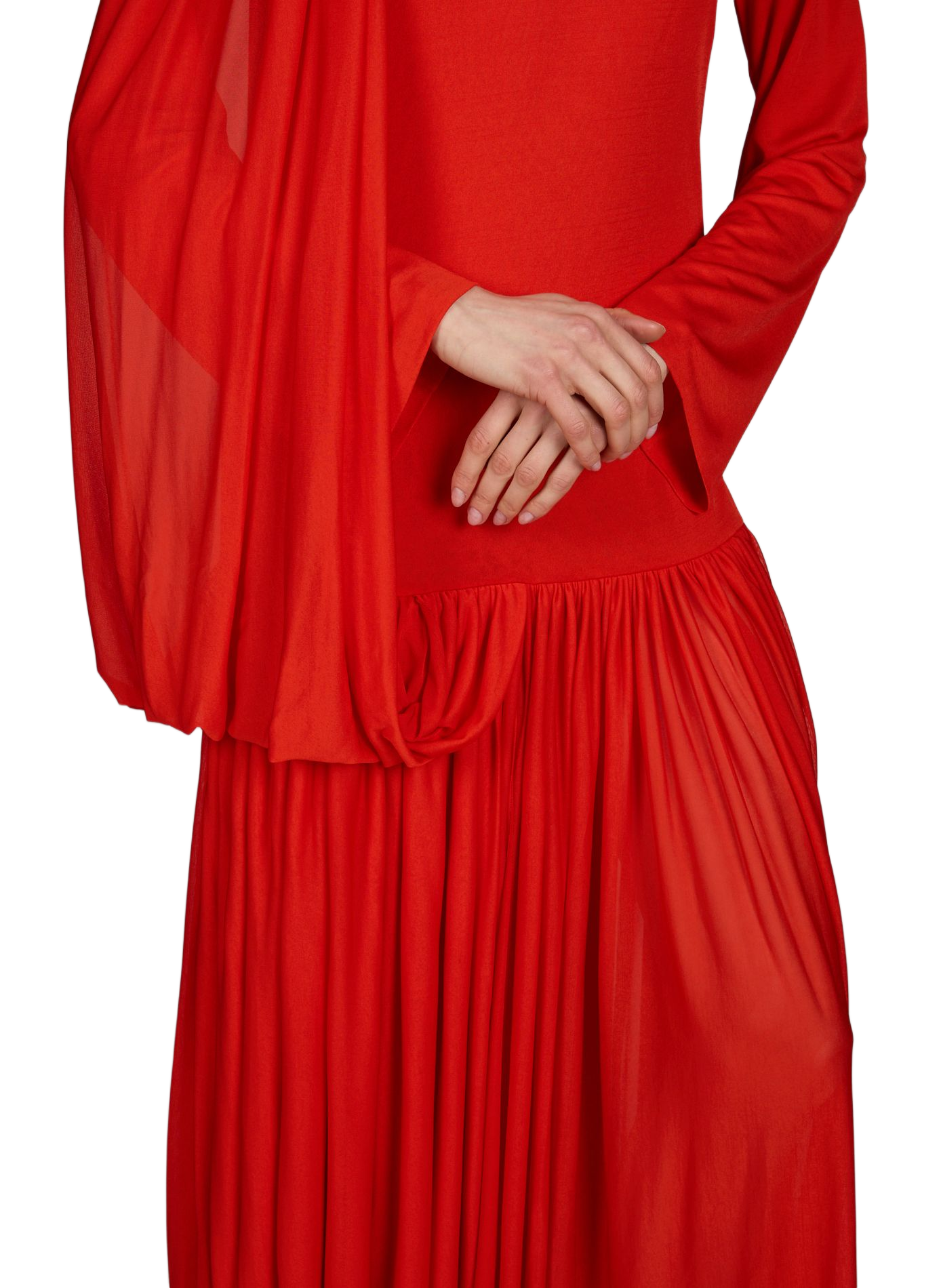 Flowy Sara long dress Calvin Klein Collection Red