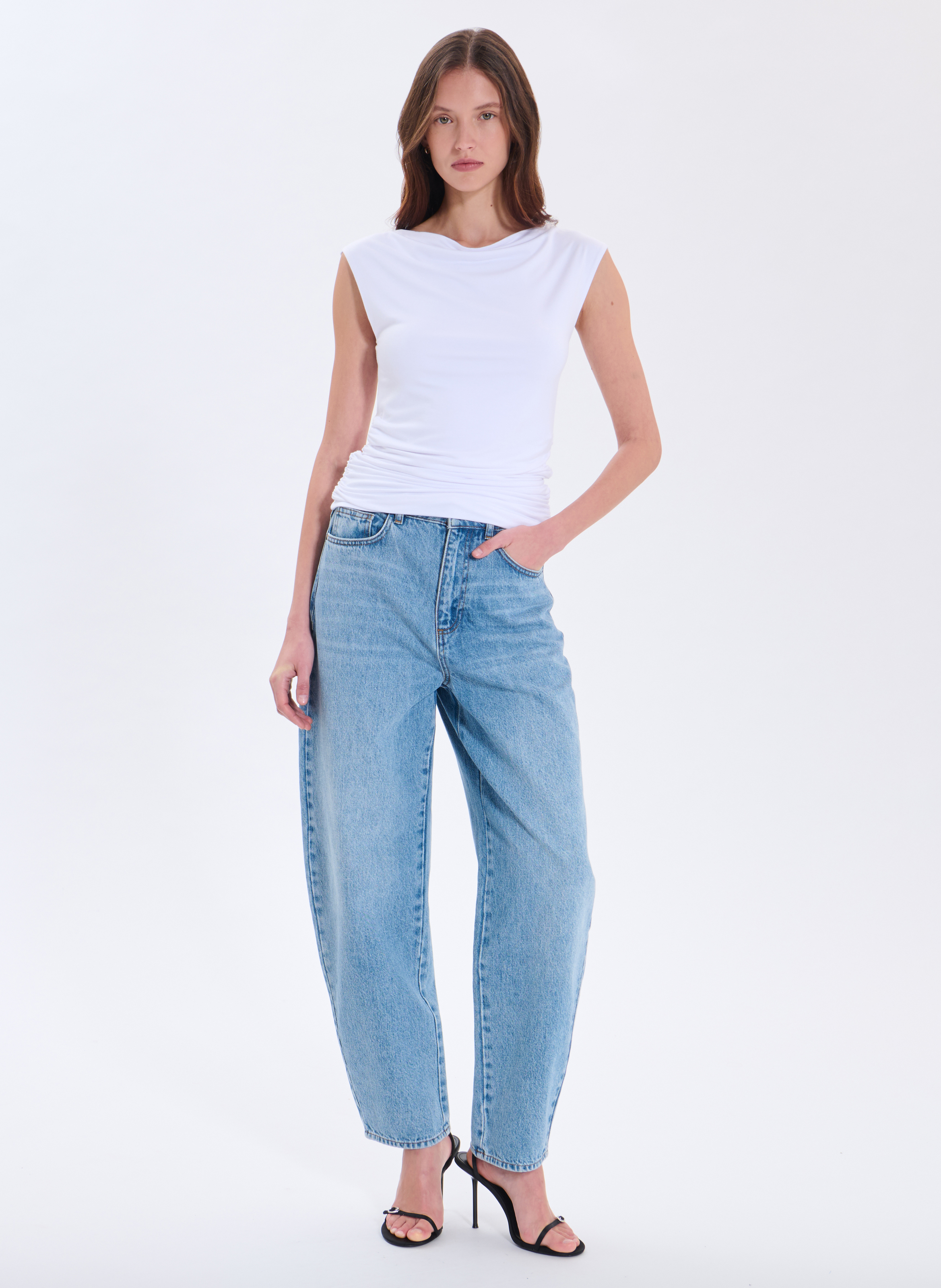 Top  teodora ZAPA Blanc