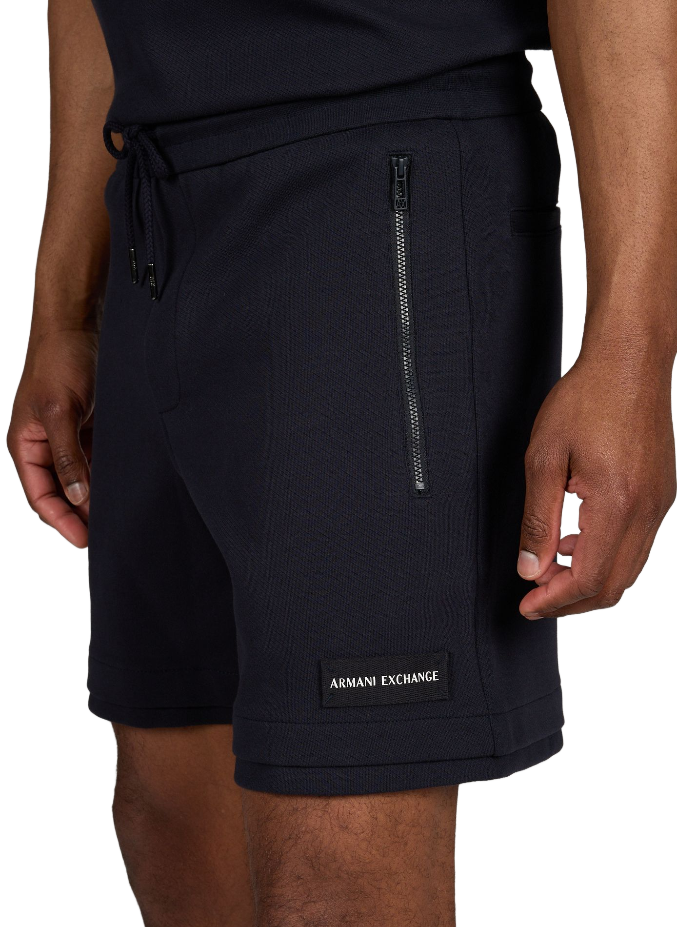 Bermuda droit en coton mélangé ARMANI EXCHANGE Bleu