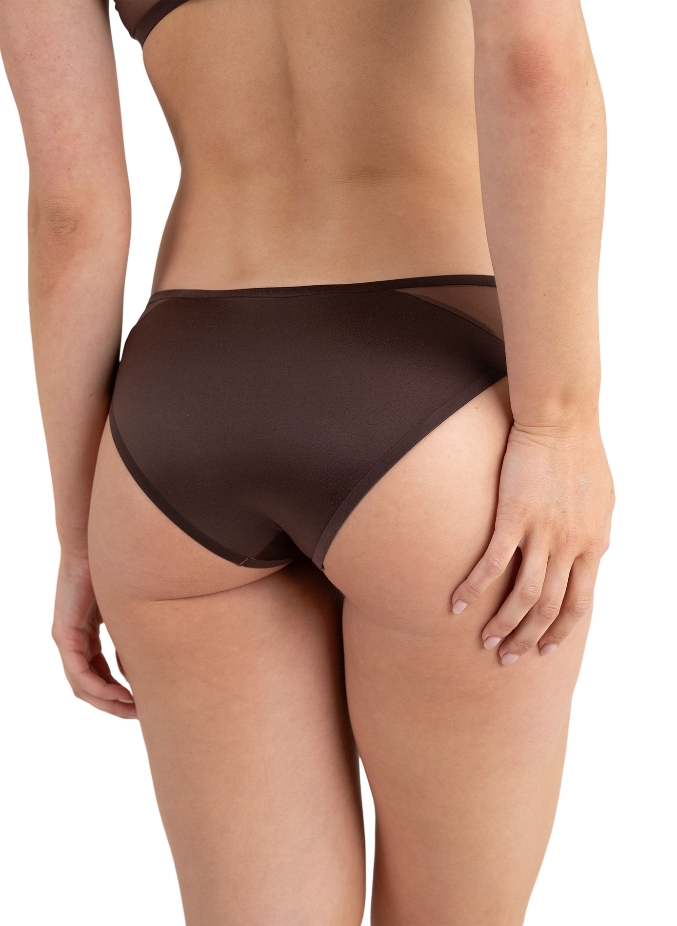 Solid White Culotte with Transparent Edges PASSIONATA Black