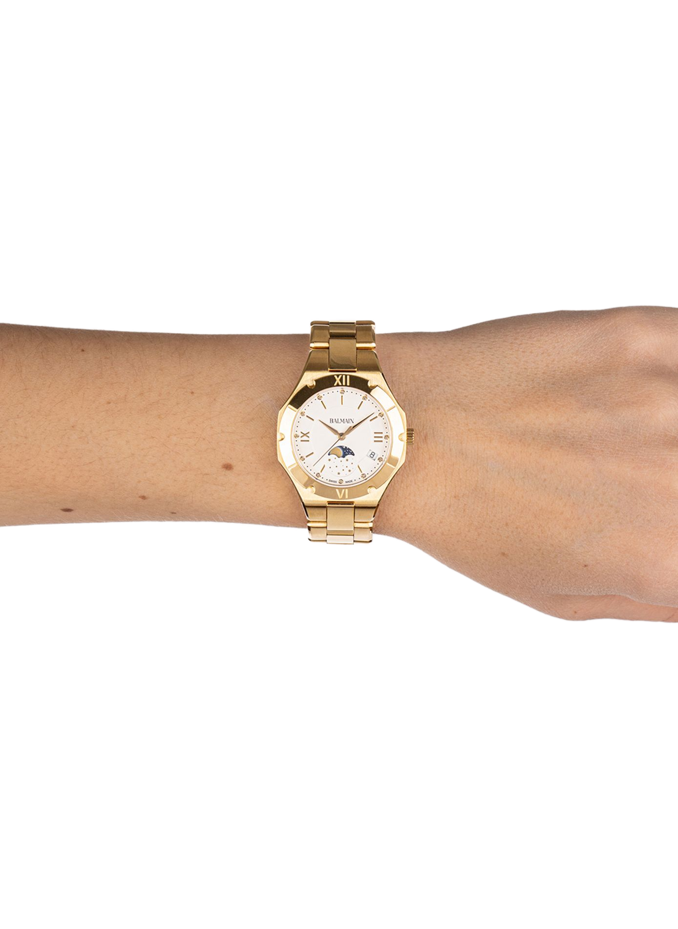Montre quartz Be Balmain en acier inoxydable BALMAIN WATCHES Blanc