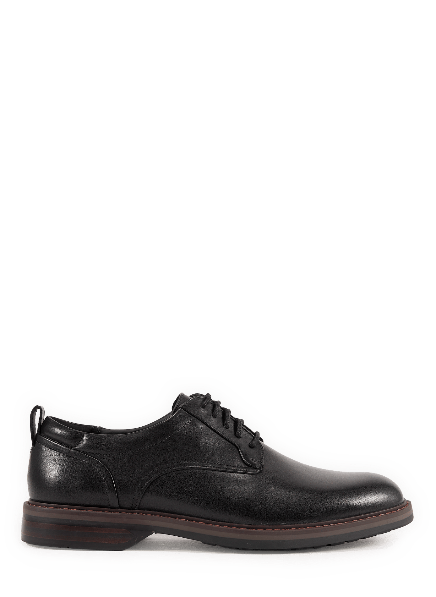 Derbies à lacets en cuir CLARKS Schwarz