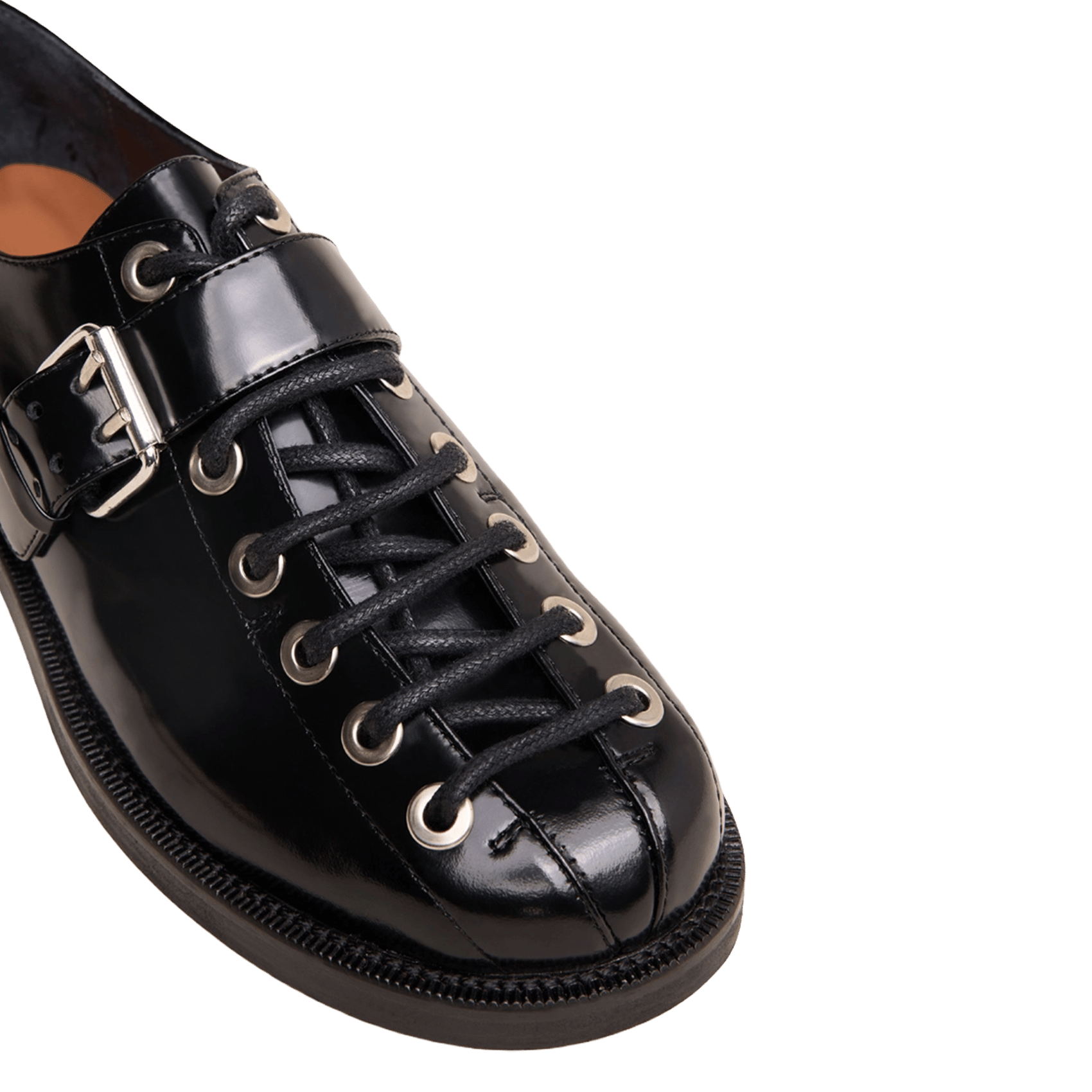 Mocassins à lacets en cuir dalix JONAK Noir