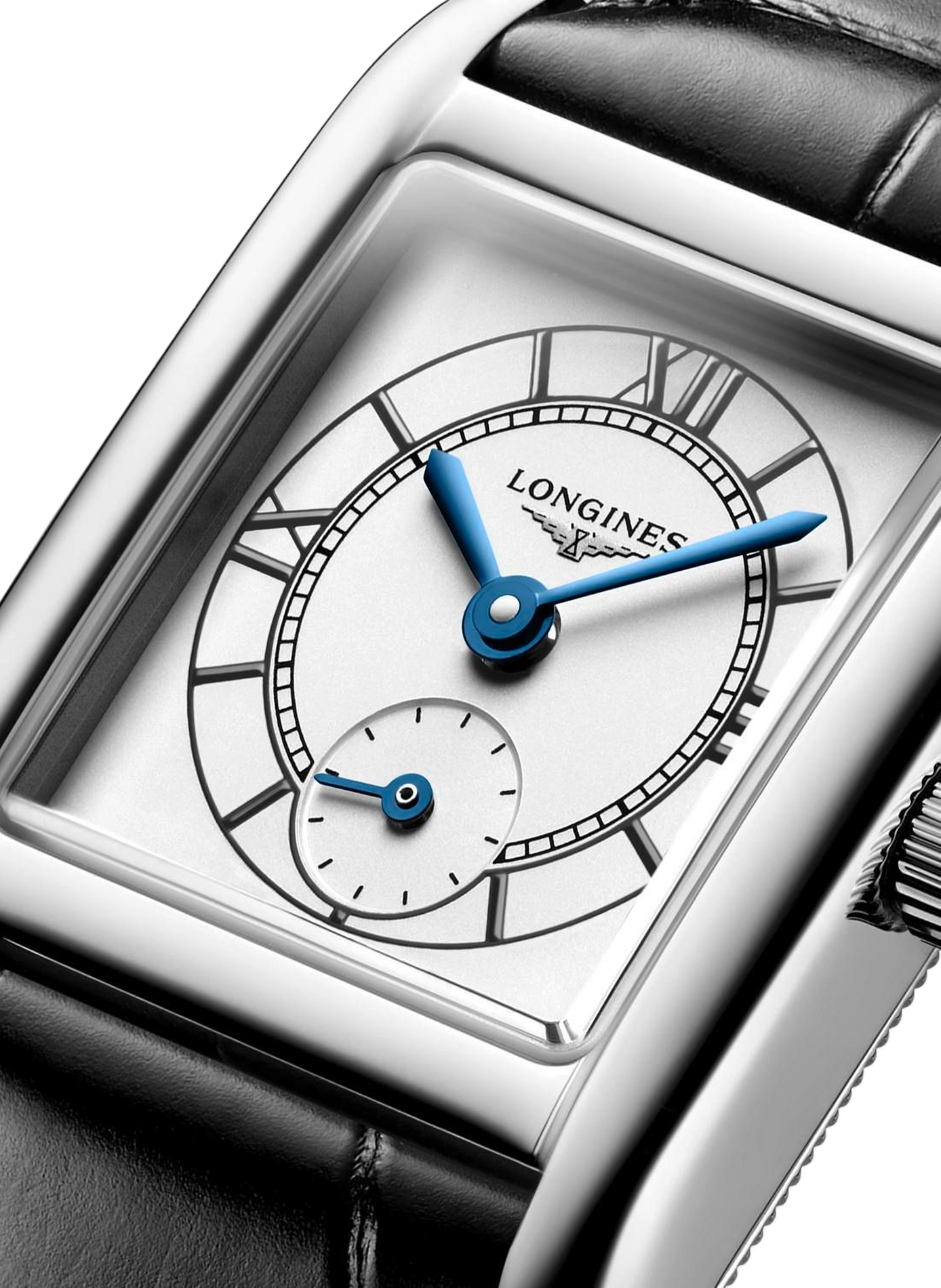 Montre quartz Longines DolceVita 2023 en cuir LONGINES Blanc