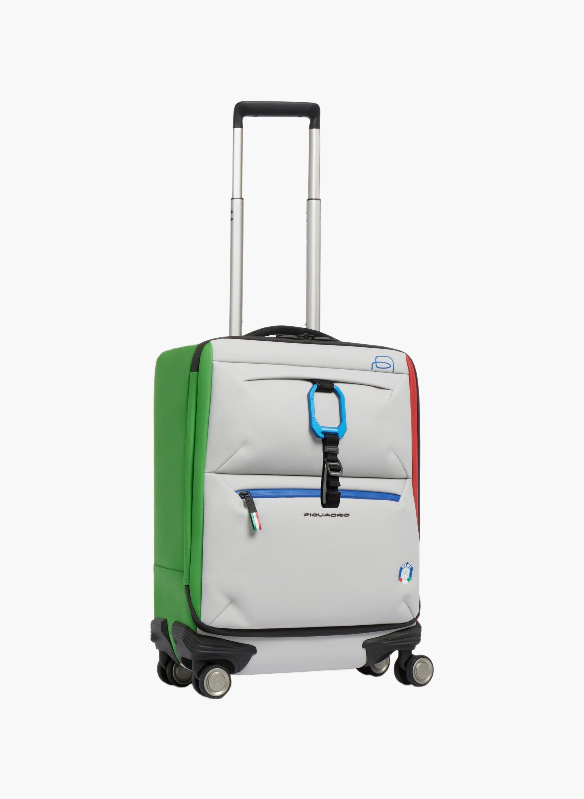 Valise cabine mince à 4 roues "piquadro x fisi" PIQUADRO Blanc