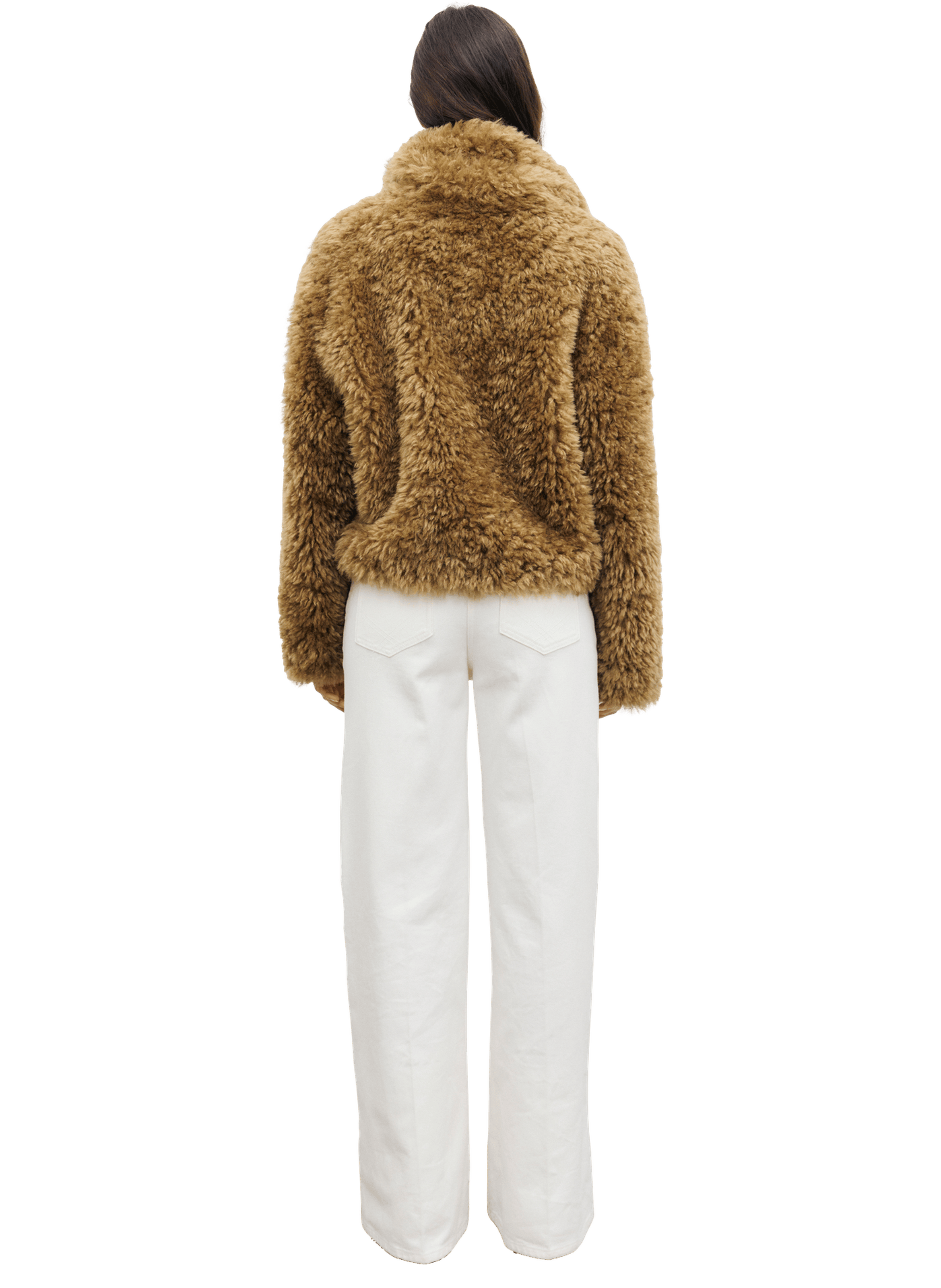 Manteau court en fausse fourrure - alza GERARD DAREL Beige