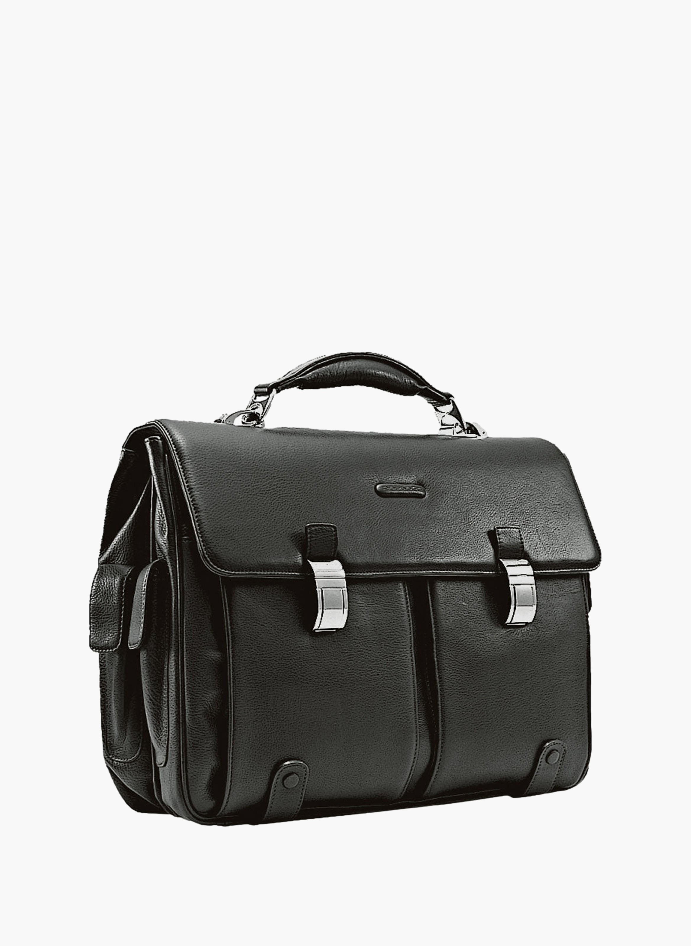 15,6" laptoptas, aanpasbaar tot rugzak PIQUADRO Zwart