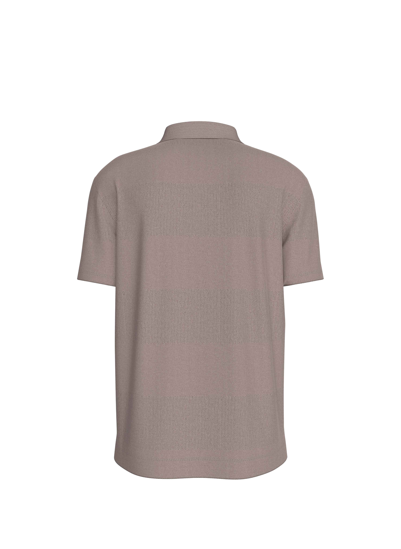 Katoenen poloshirt met korte mouwen | Bruin CALVIN KLEIN Heren