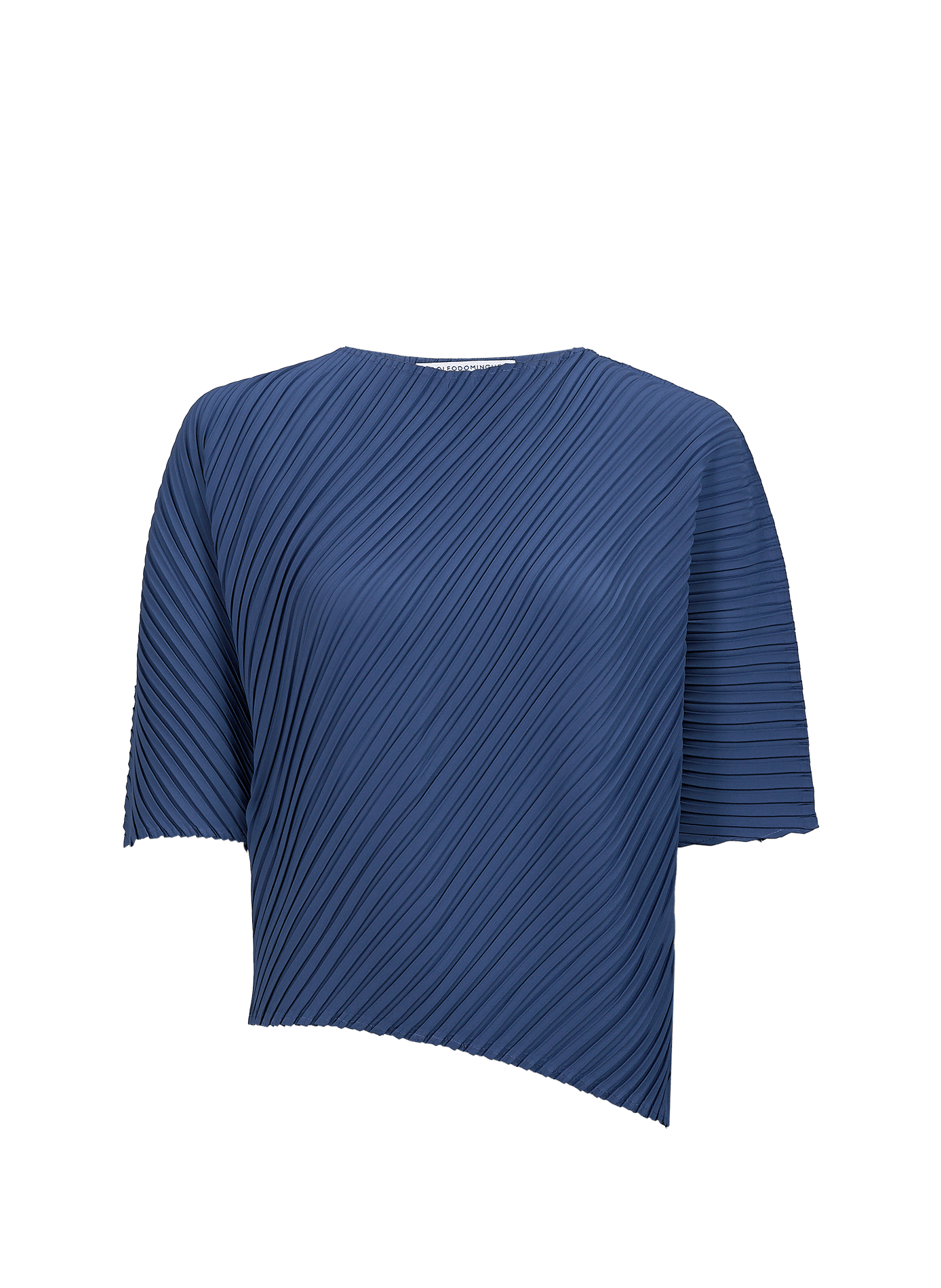 Loose pleated top ADOLFO DOMINGUEZ Blue