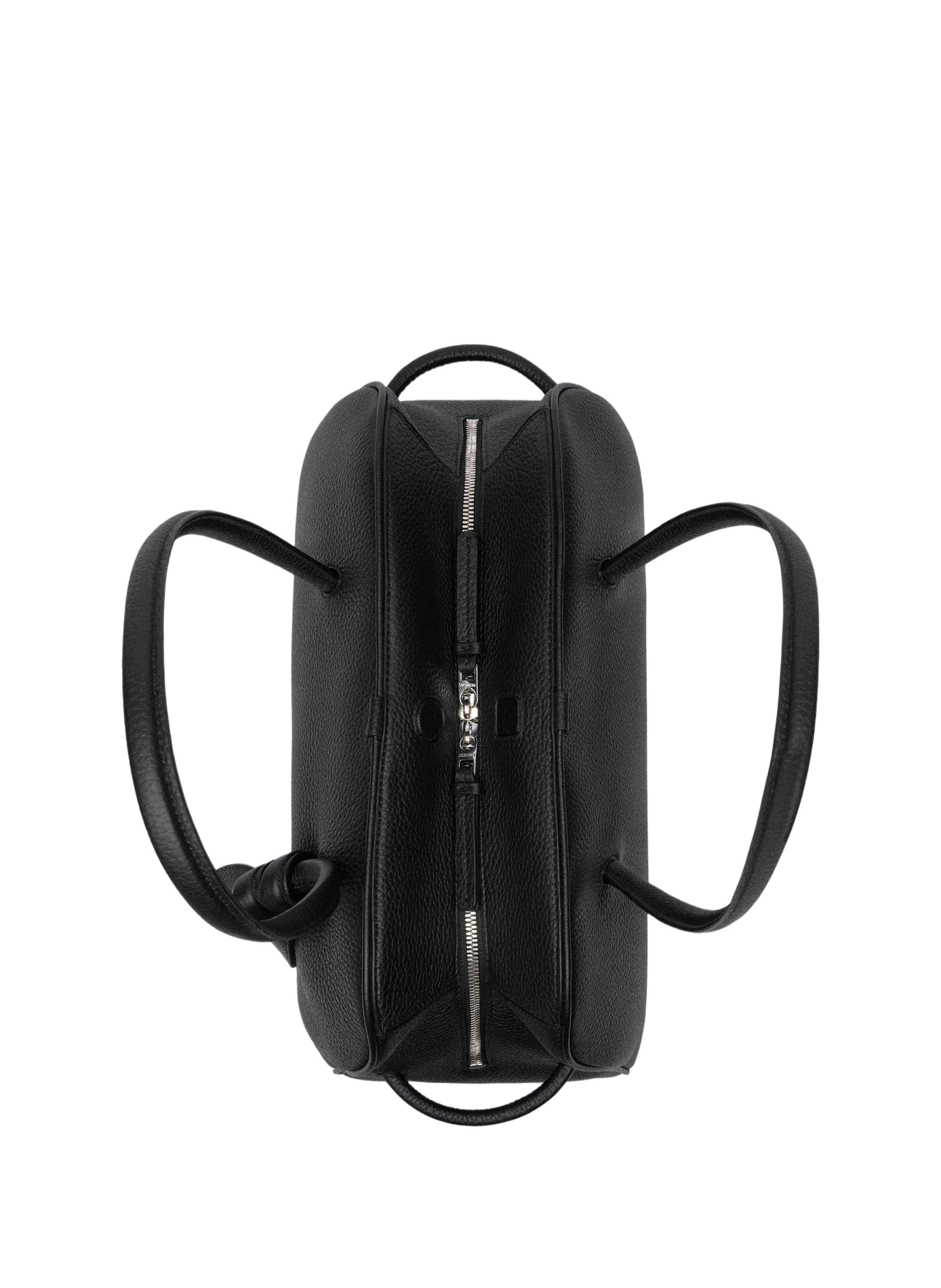 Le sac bowling Turismo en cuir de veau JACQUEMUS Black