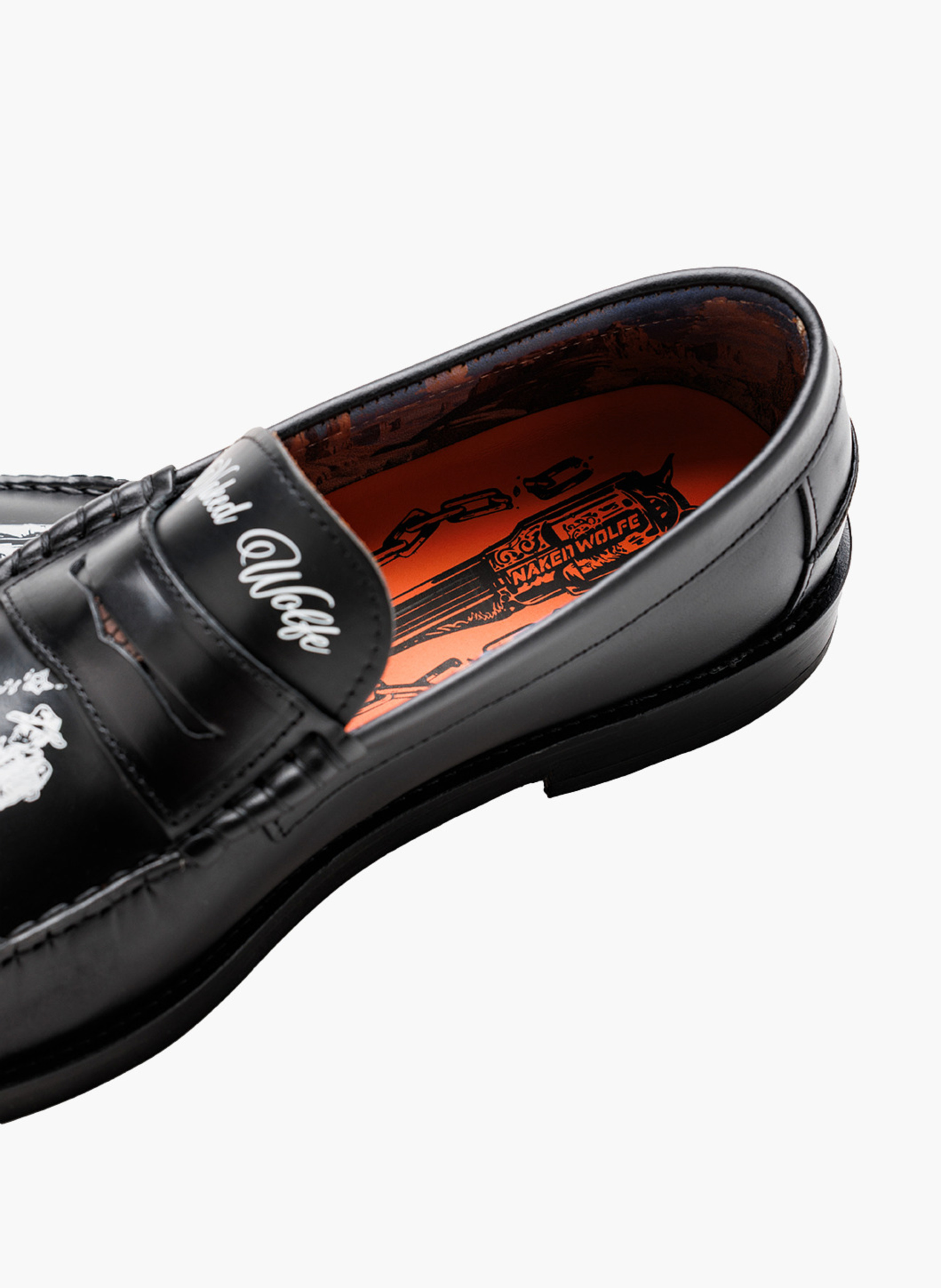 Mocassins riviera sailor NAKED WOLFE Noir