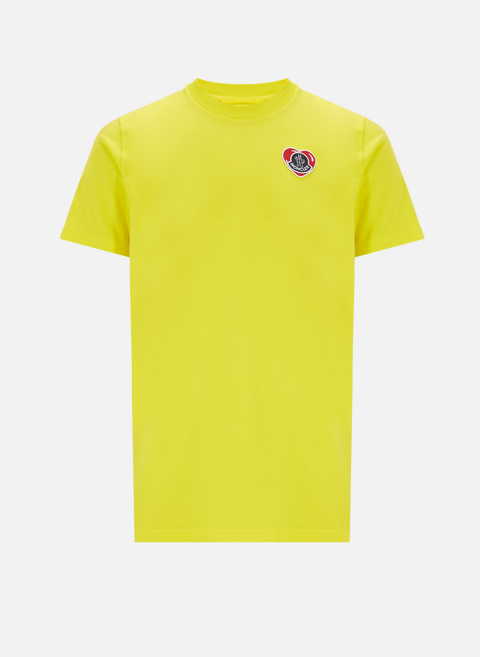 T-shirt en coton YellowMONCLER 