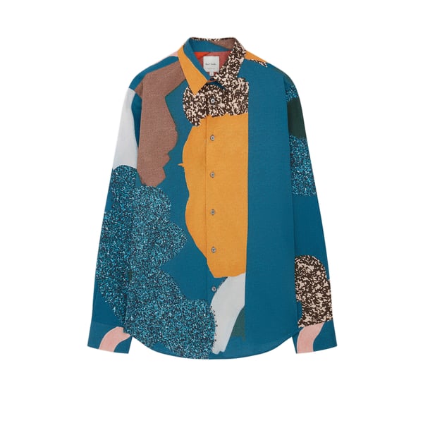 Chemise patchwork en coton