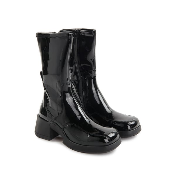 Bottines vernies à glissière