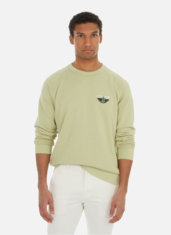 Levis x Deepika cotton-blend sweatshirt Green by DOCKERS DOCKERS Levis x Deepika cotton-blend sweatshirt Green