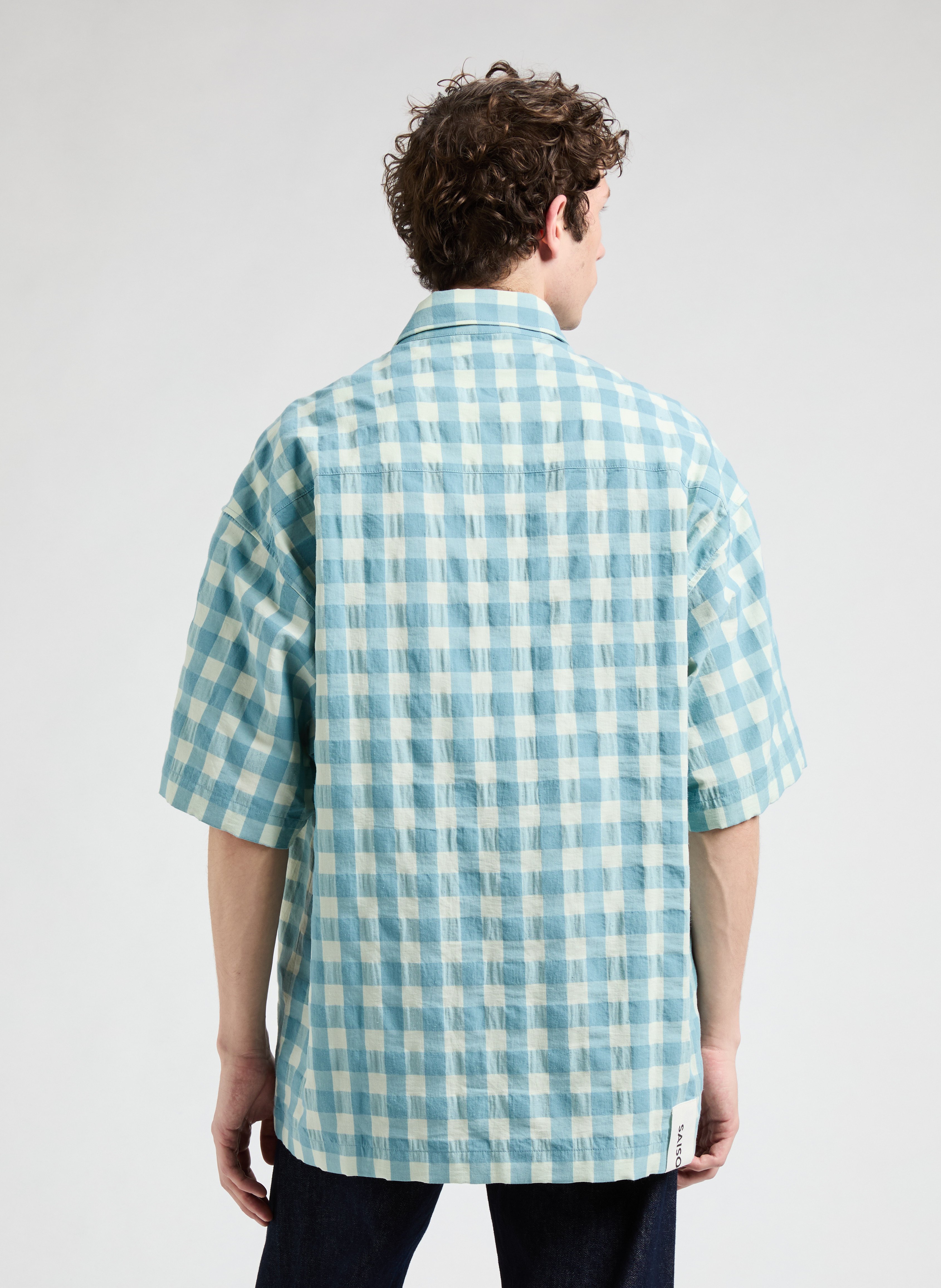 Checked Shirt Fichy SAISON 1865 Blue
