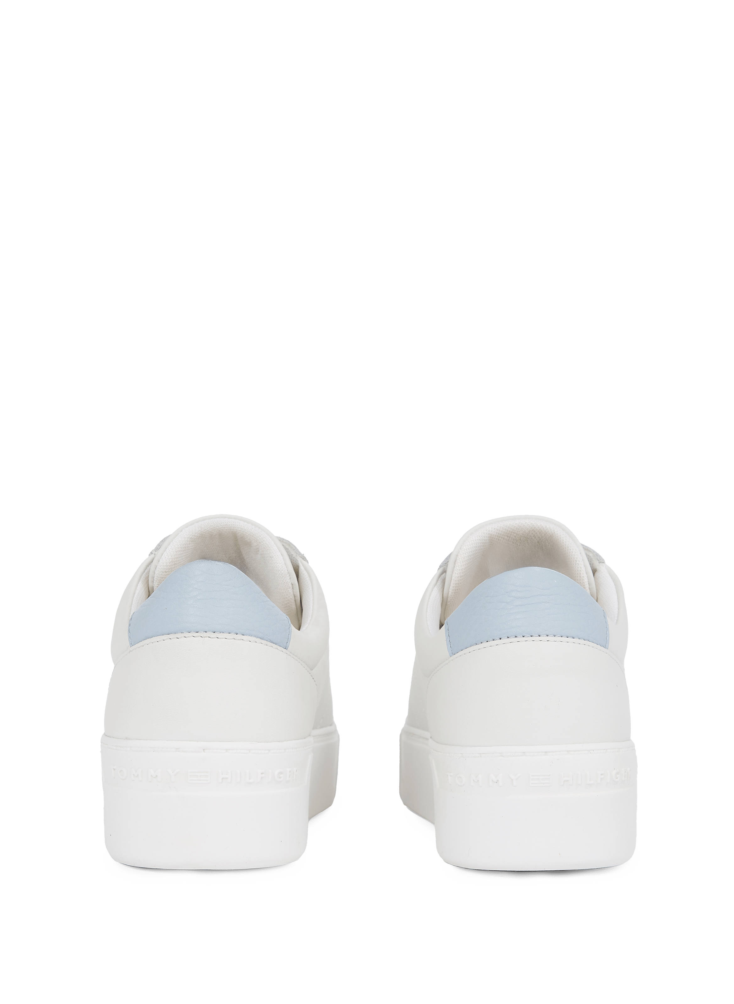 Baskets en cuir TOMMY HILFIGER Blanc