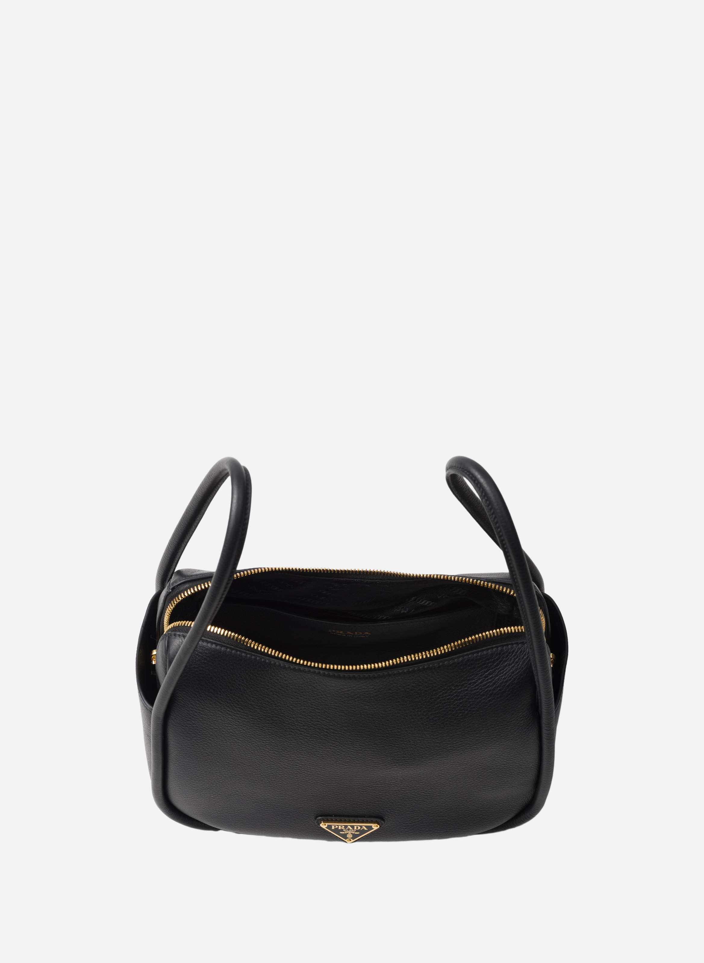 Sac à main prada darling en cuir PRADA Noir