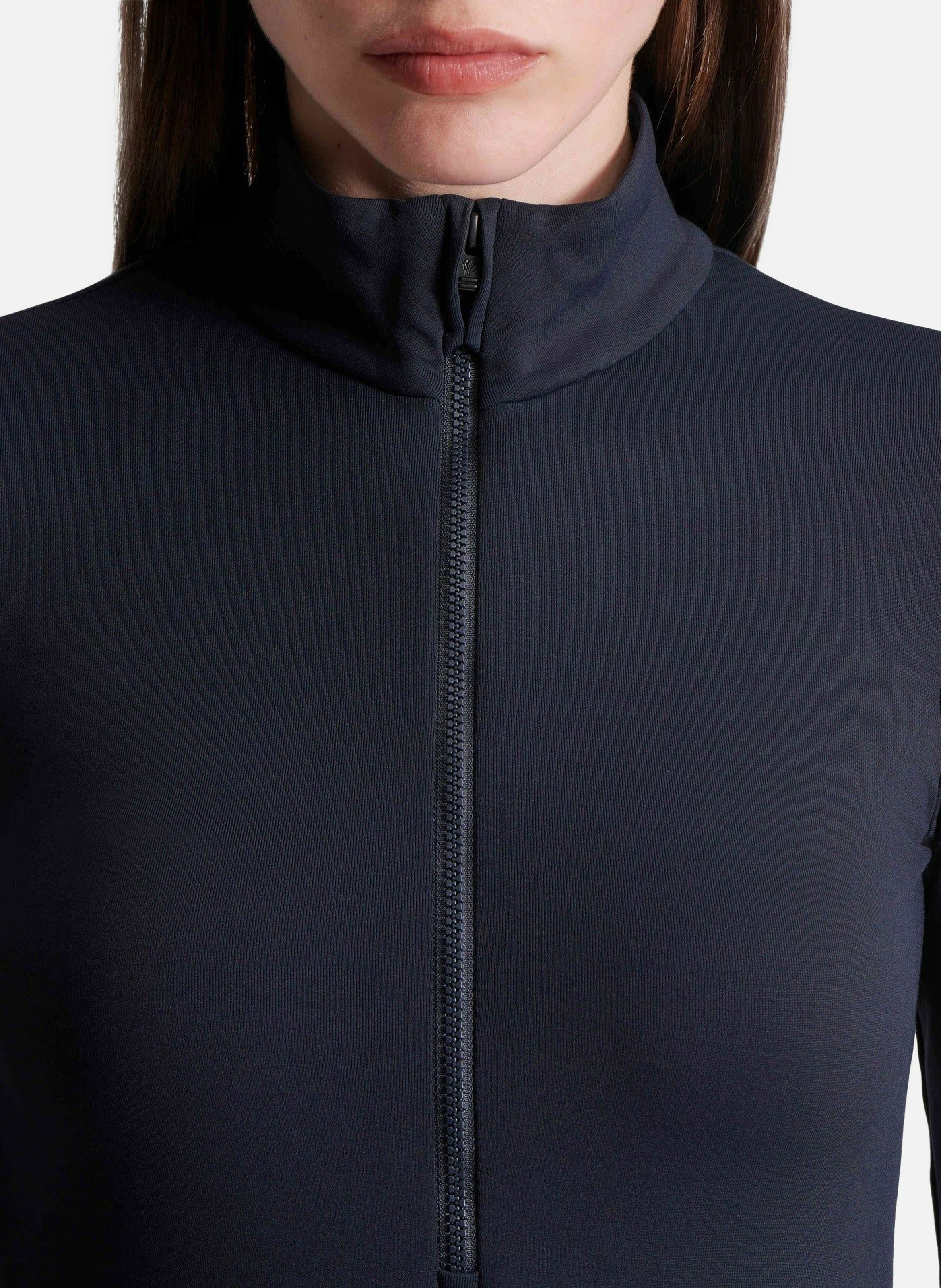 Sous pull gemini col montant coupe ajustée FUSALP Bleu