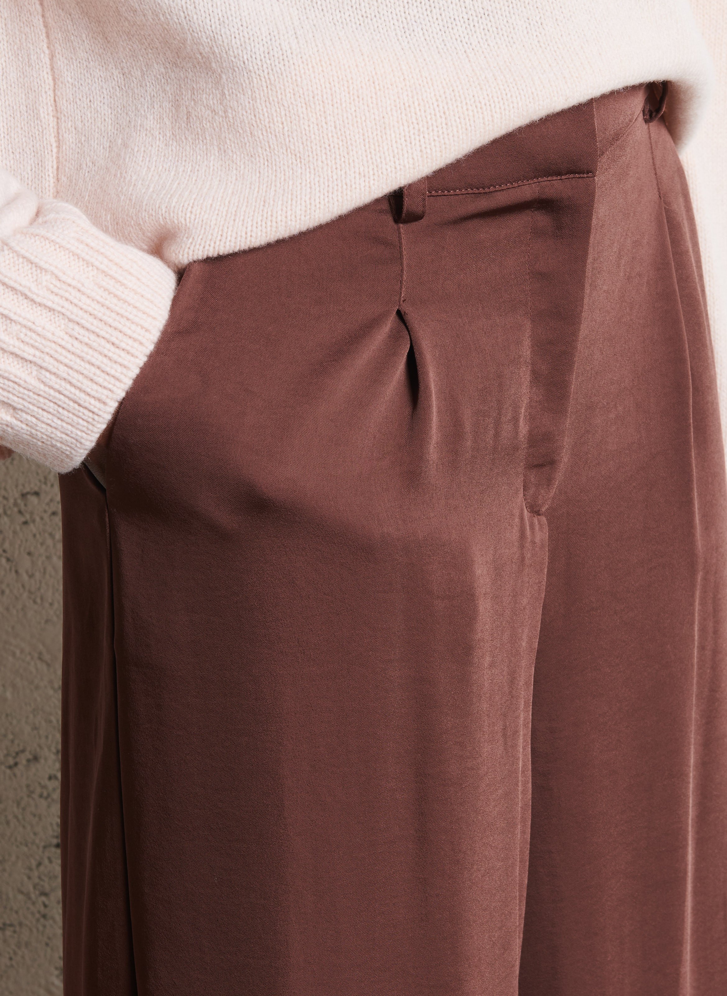 Pantalon large flaubert MAISON 123 Marron