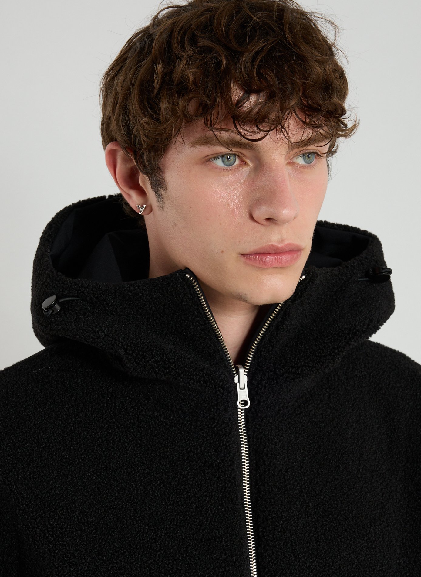 Blouson ample à capuche ARTE ANTWERP Noir