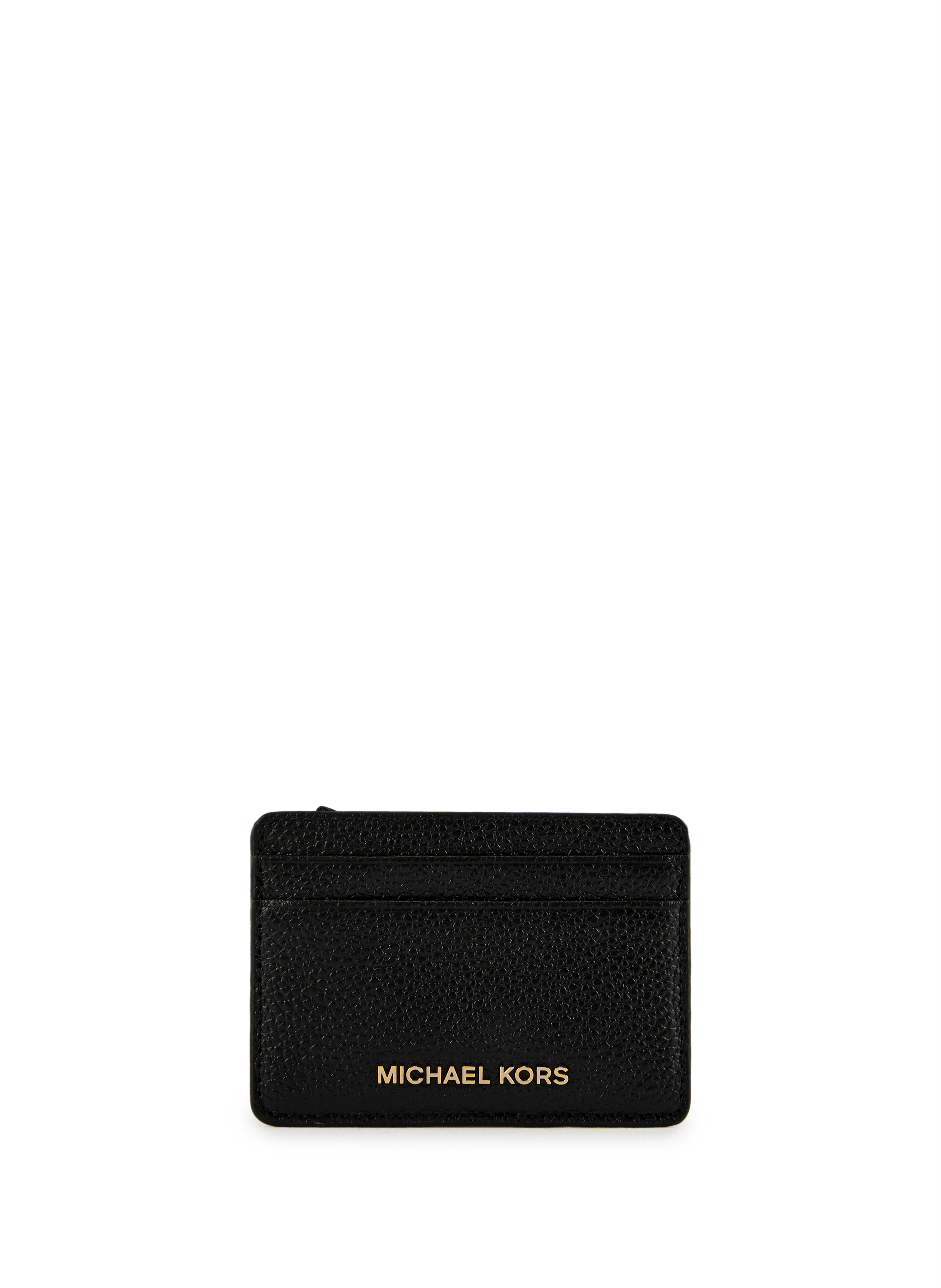 Portes cartes en cuir  MICHAEL KORS Noir