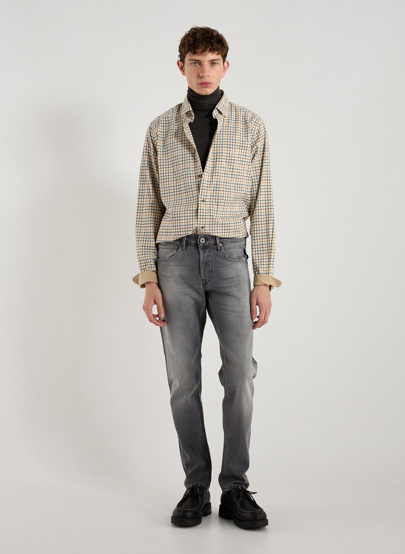 Jean regular slim REPLAY Gris