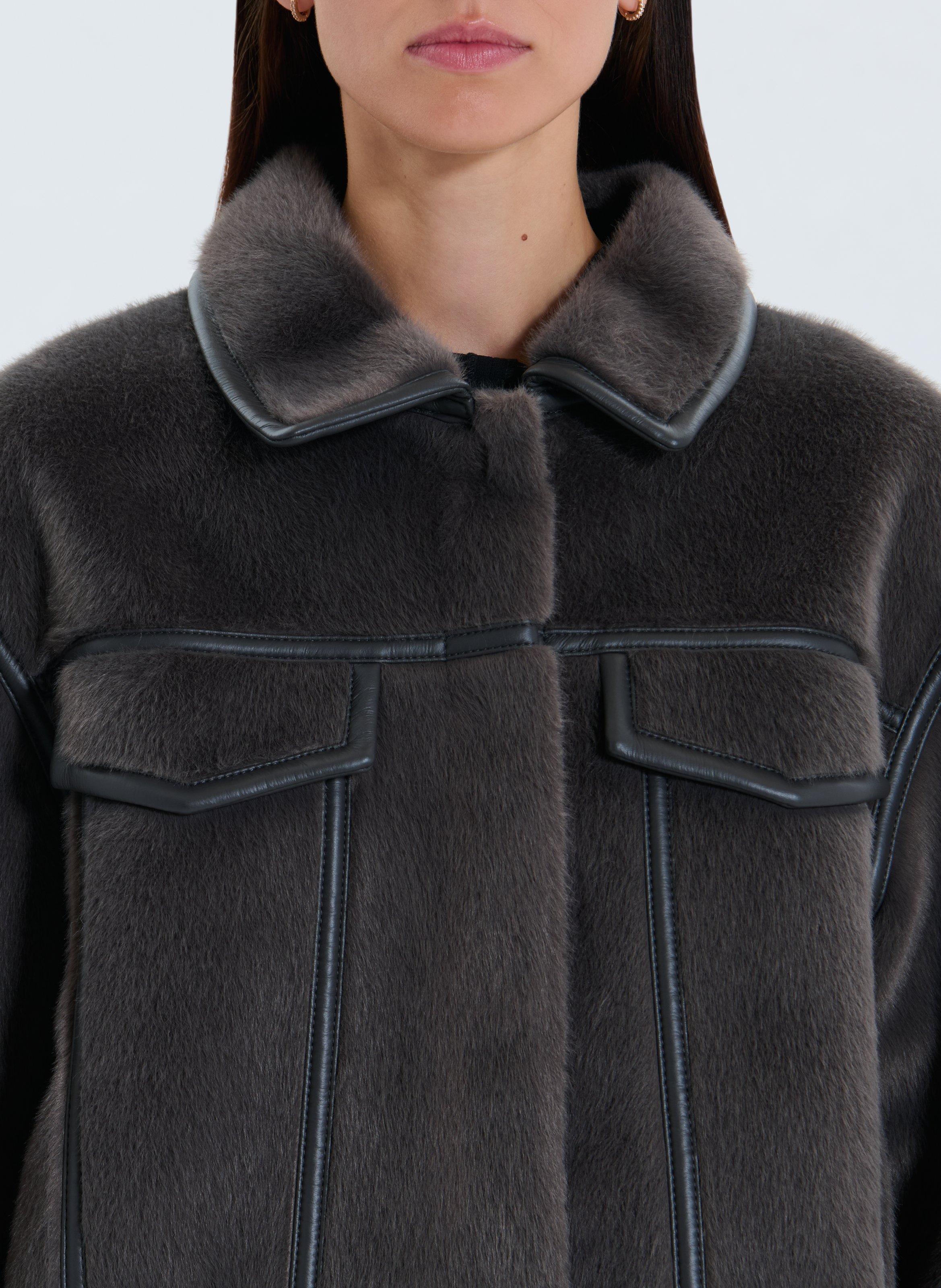 Veste courte monge ZAPA Gris