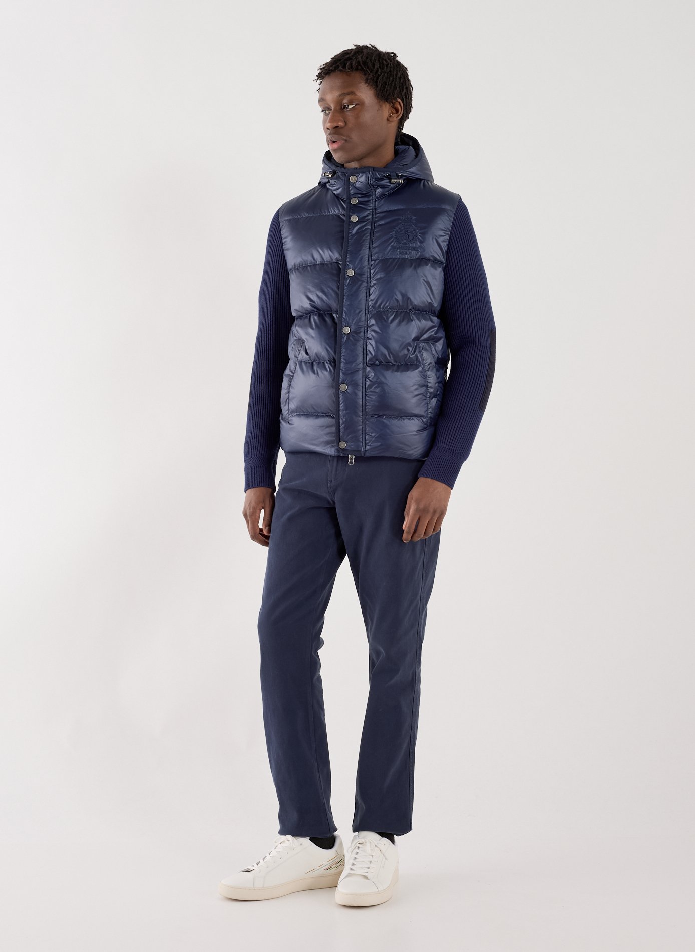 Hooded Jacket LA MARTINA Blue